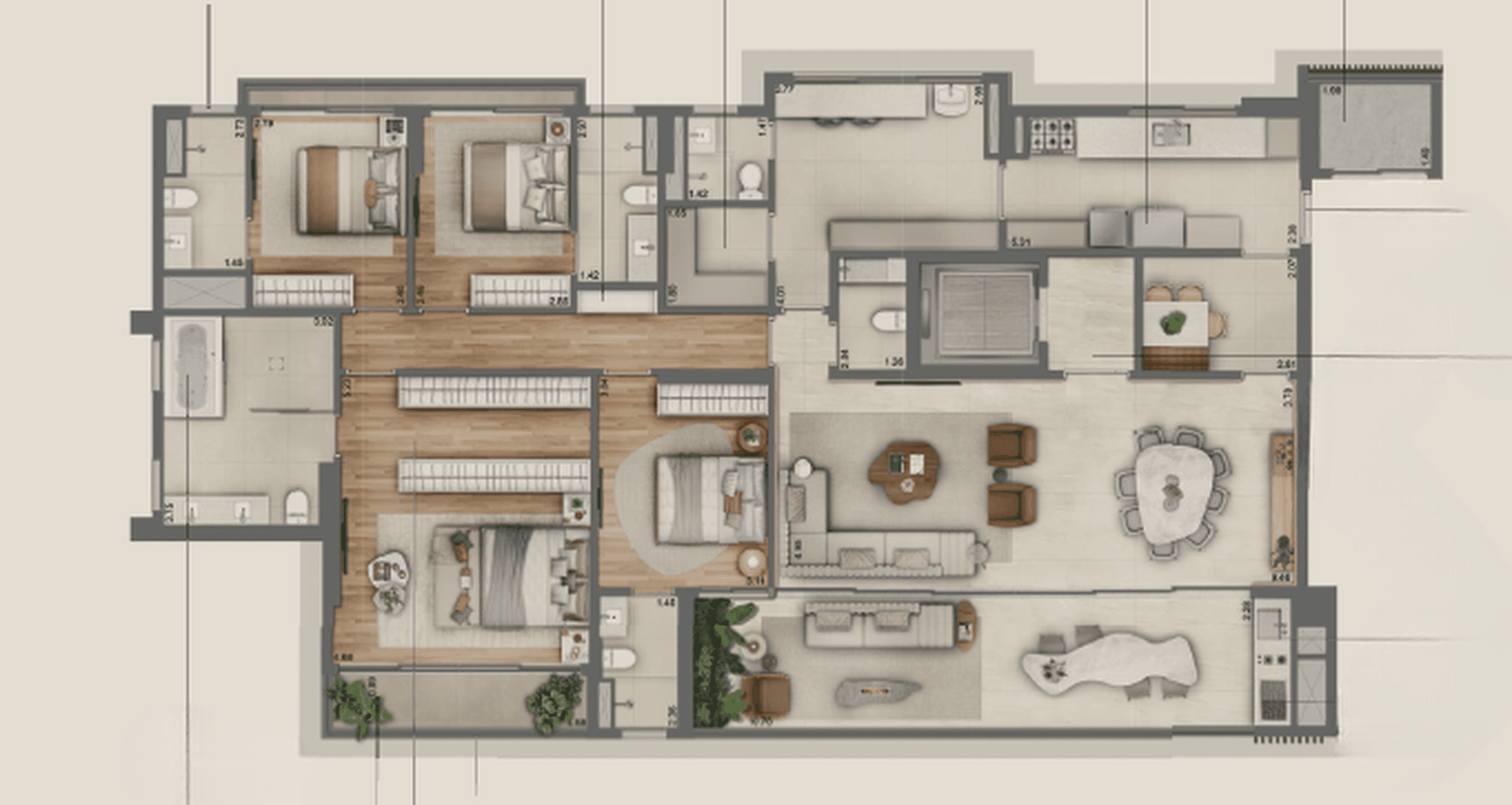 Planta 3 — Casa Piauí - Fase 1