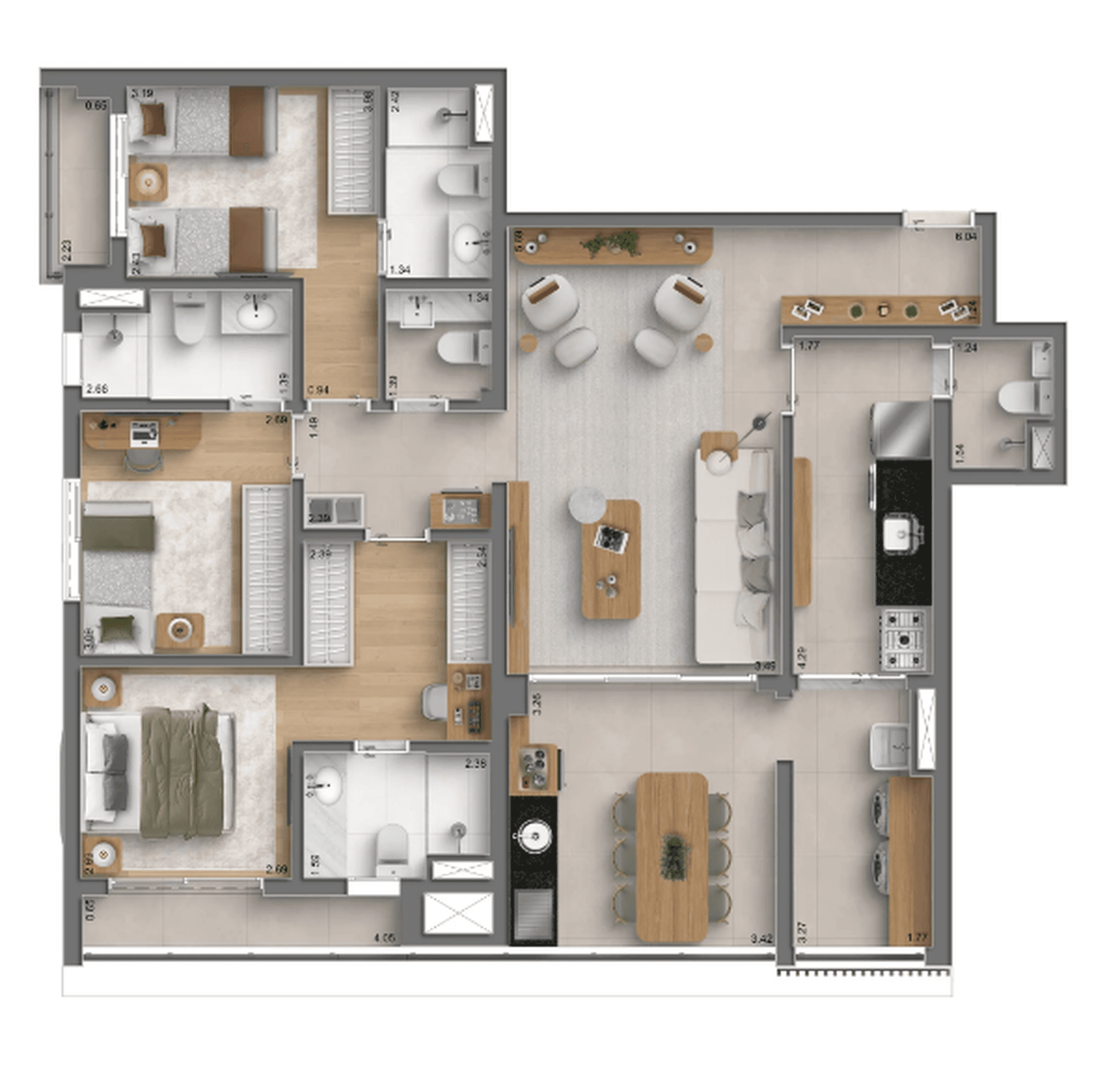 Planta 2 — Mac Vila Clementino