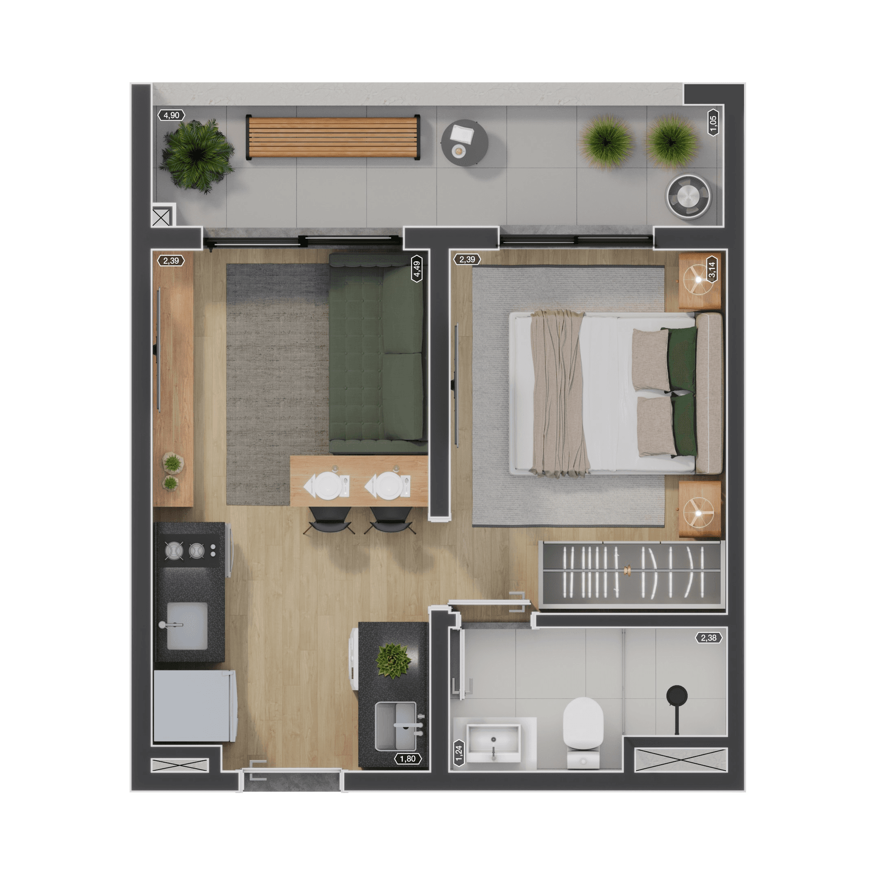 Planta 3 — myID Tucuruvi Signature - Residencial