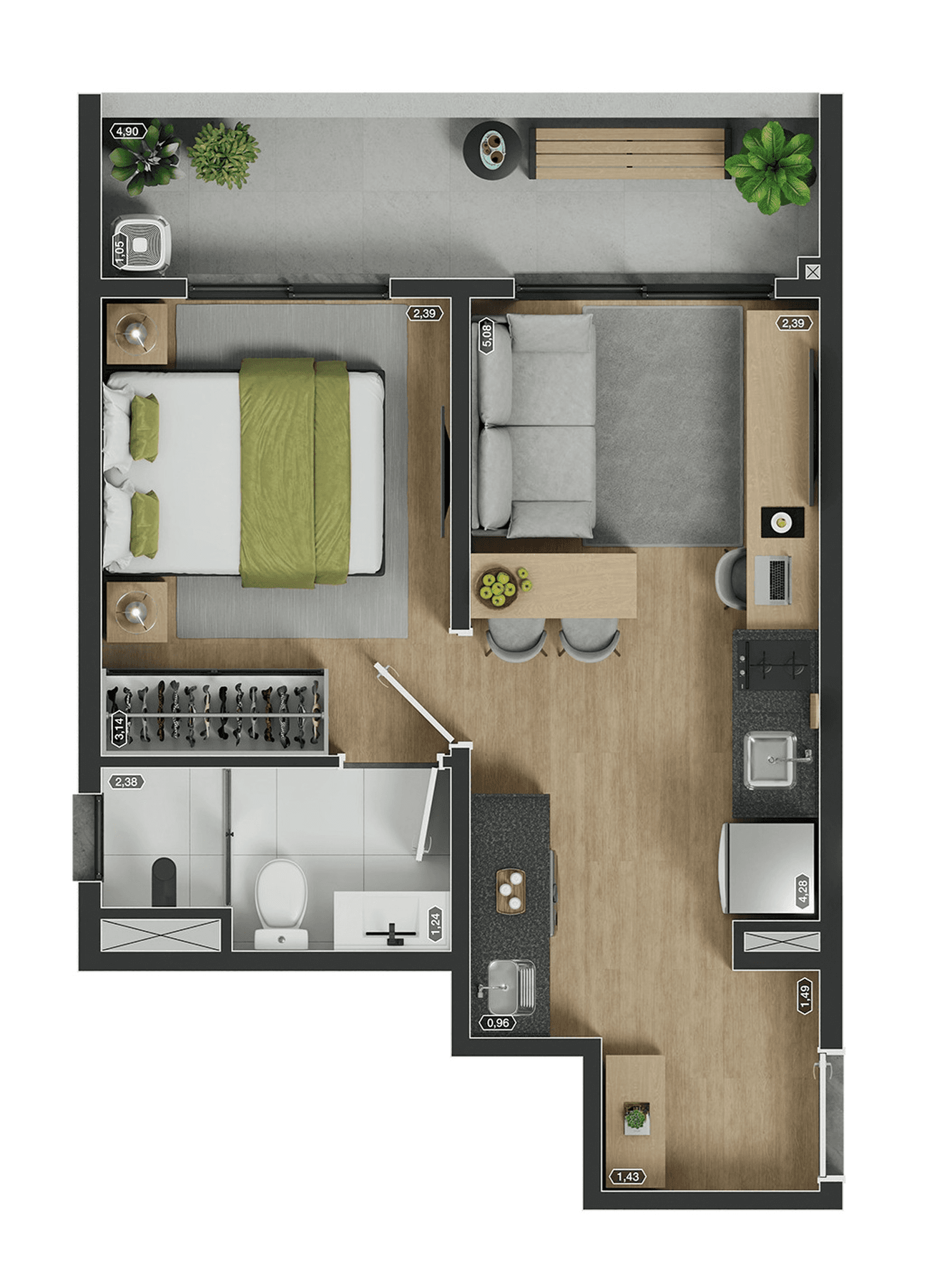Planta 4 — myID Tucuruvi Signature - Residencial