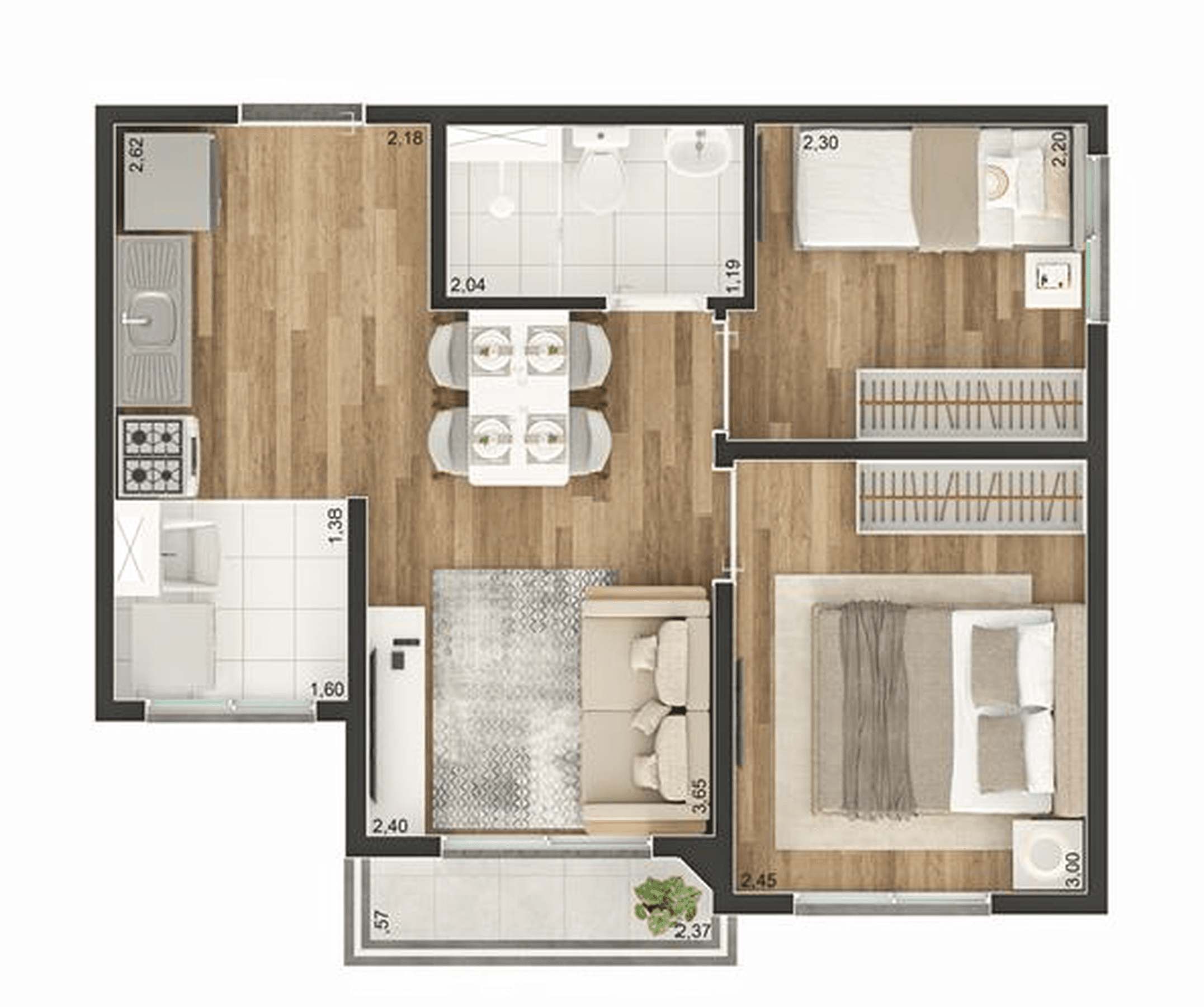 Planta 2 — Green Park Embira