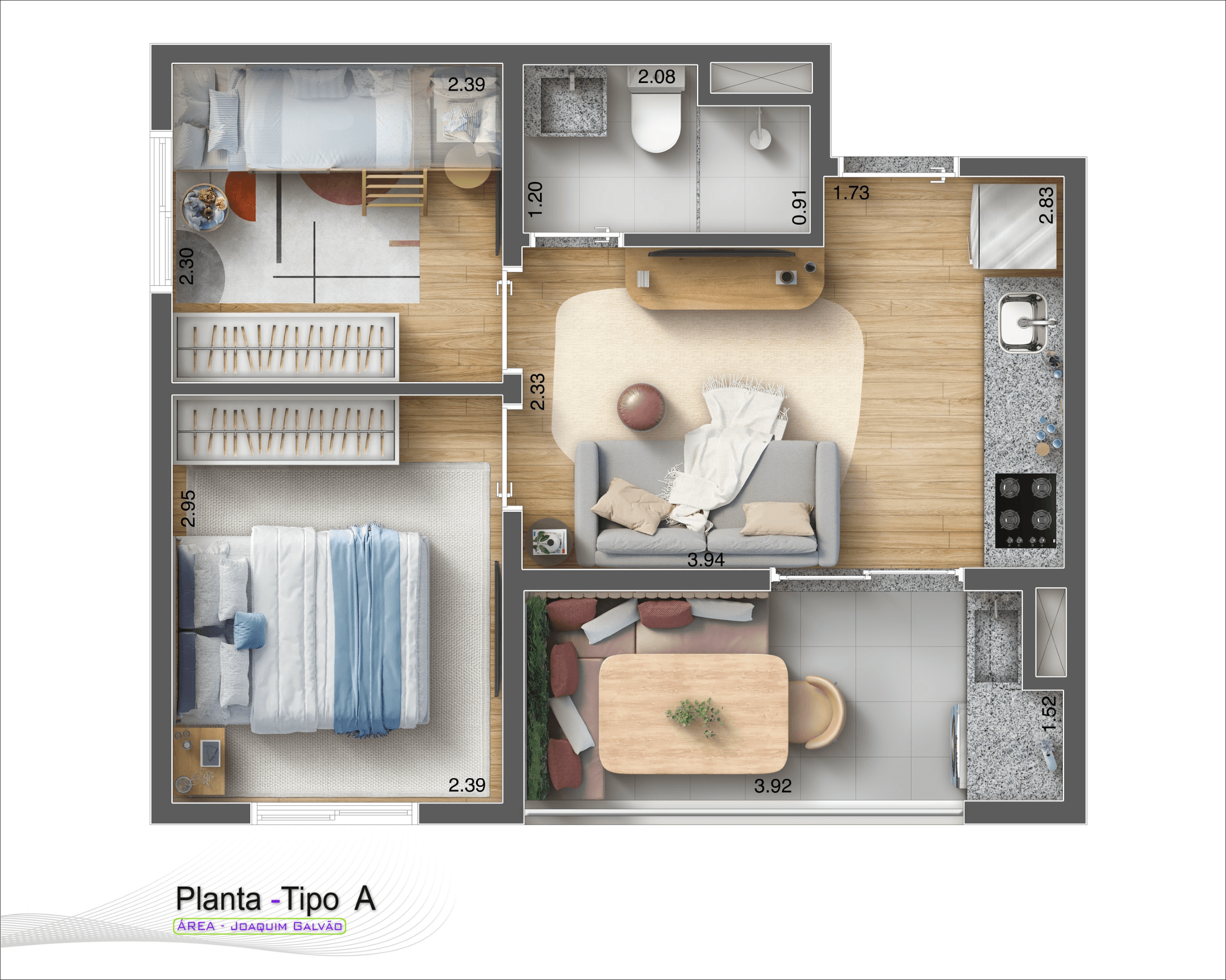 Planta 1 — Smarthome Vila Sônia