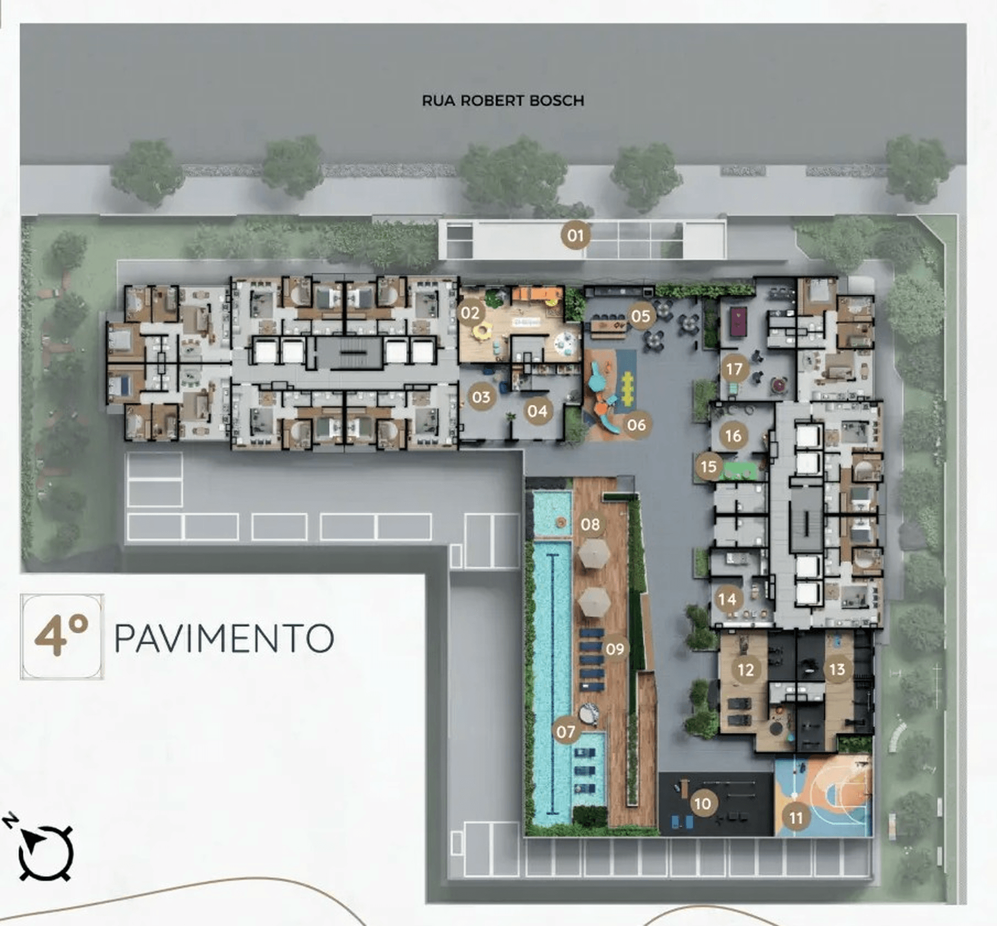 Planta 1 — Signature Barra Funda Residence