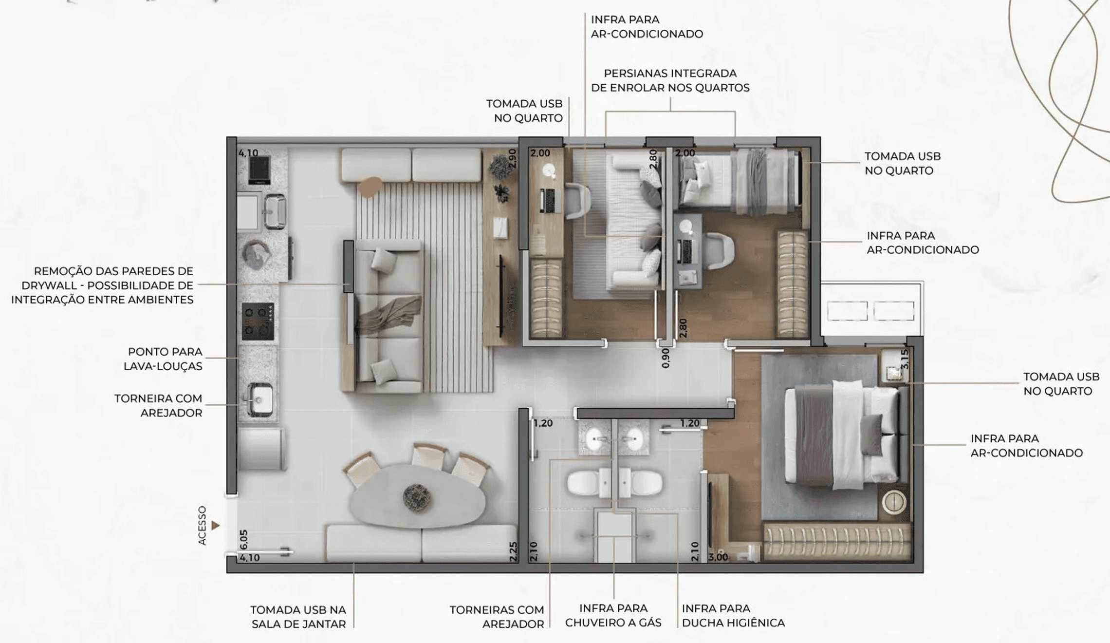 Planta 5 — Signature Barra Funda Residence