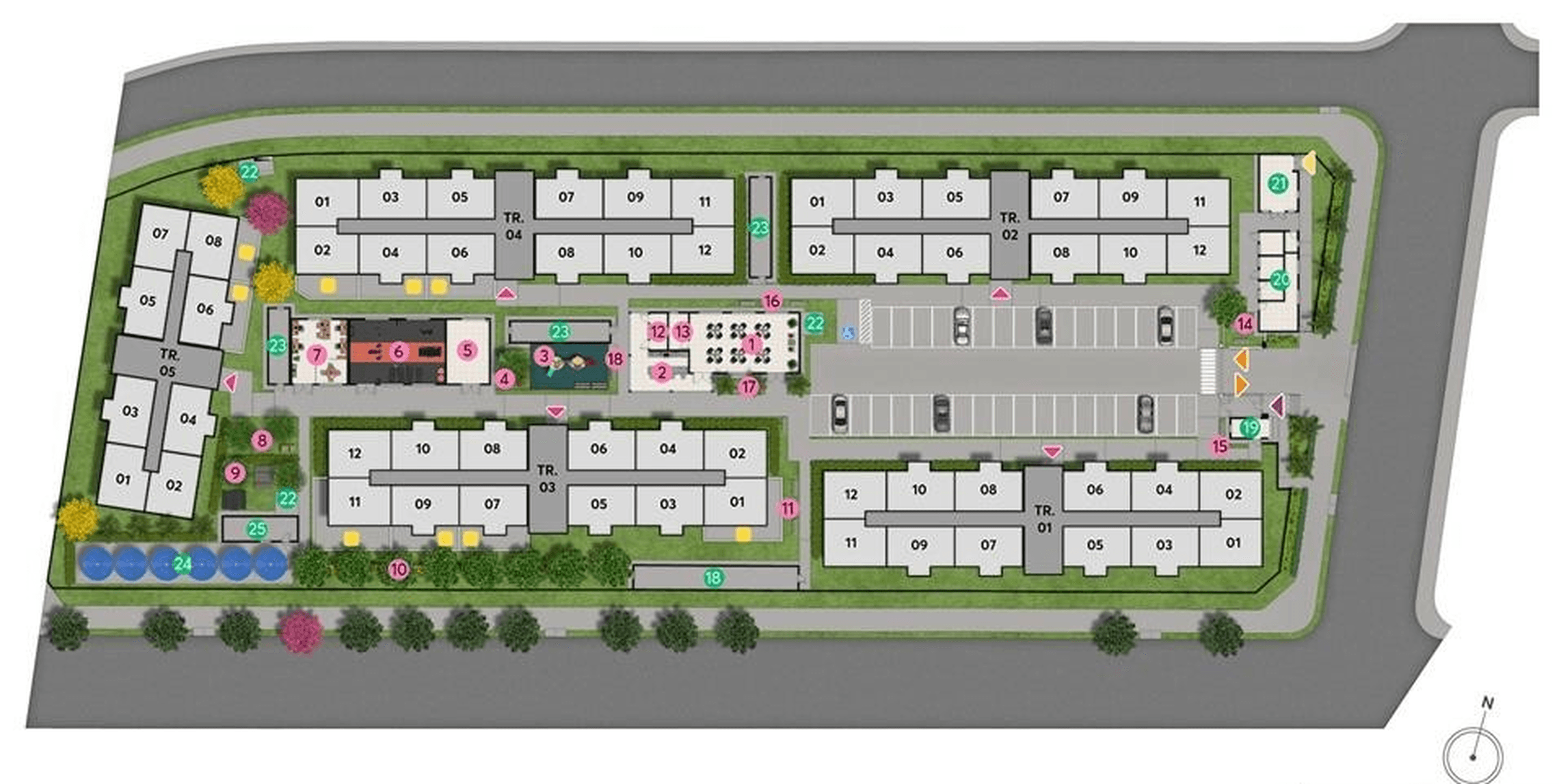 Planta 1 — Recanto do Limoeiro - Fase 1