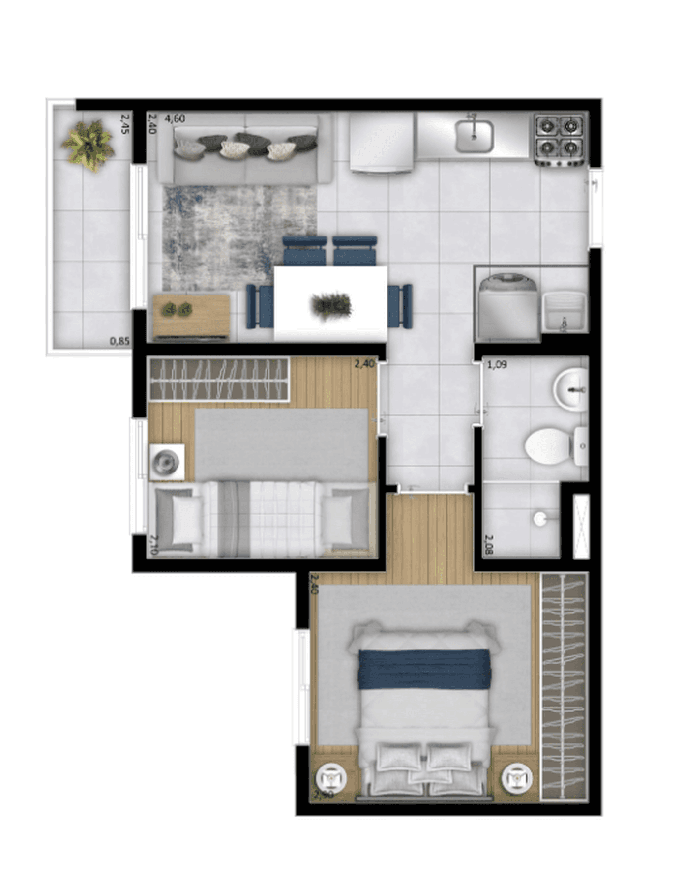 Planta 3 — Meu Plano&Itaquera Amoreira