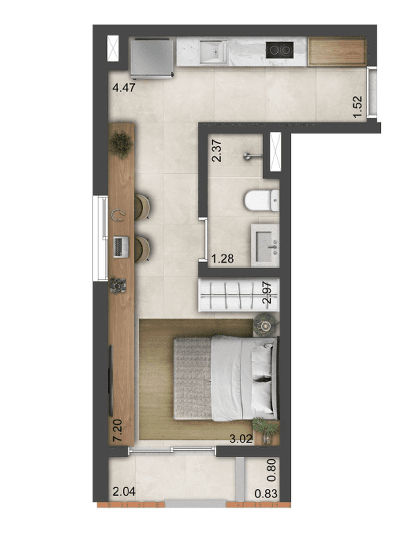 Planta 5 — Alberito - Residencial