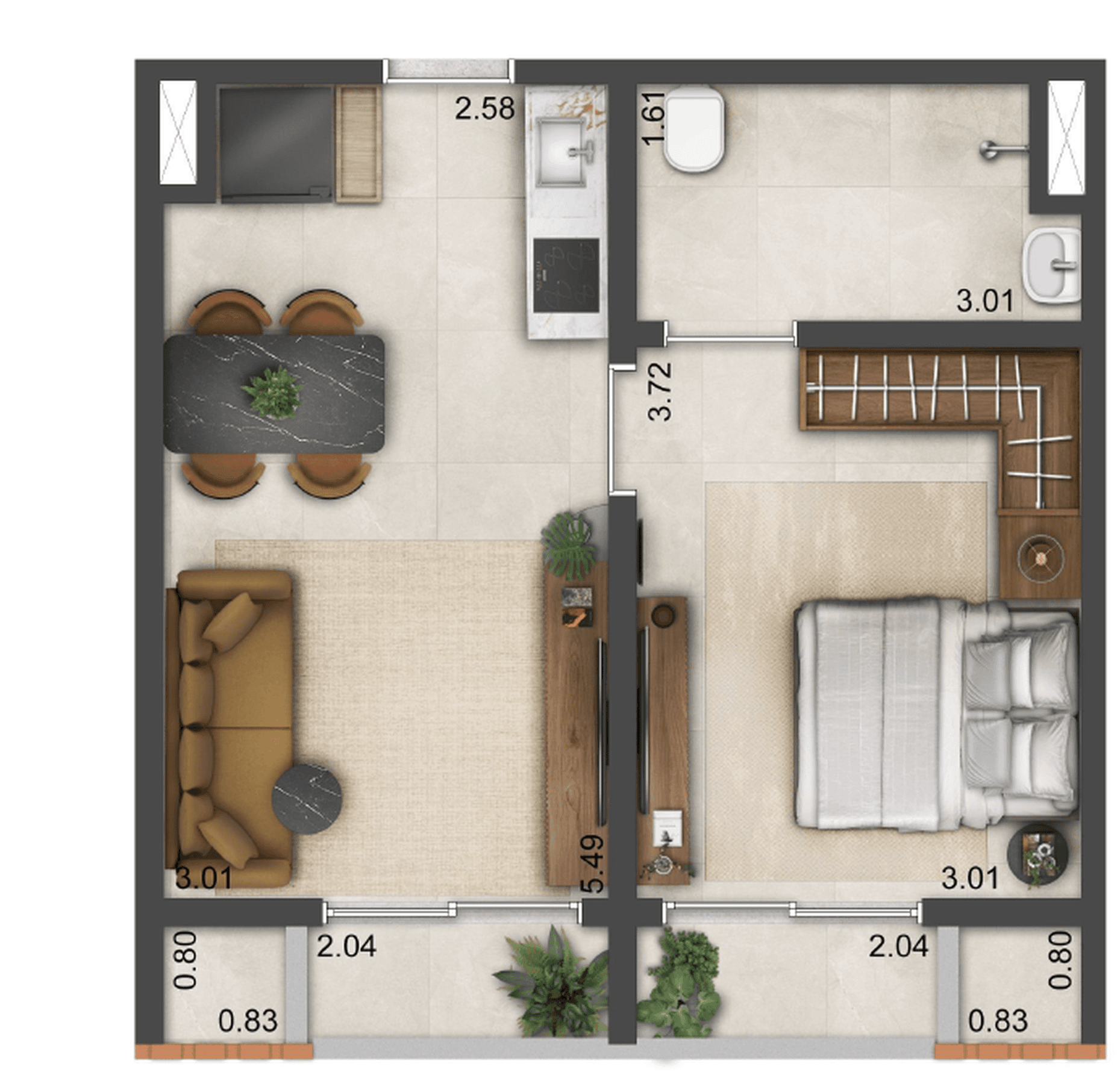 Planta 2 — Alberito - NR