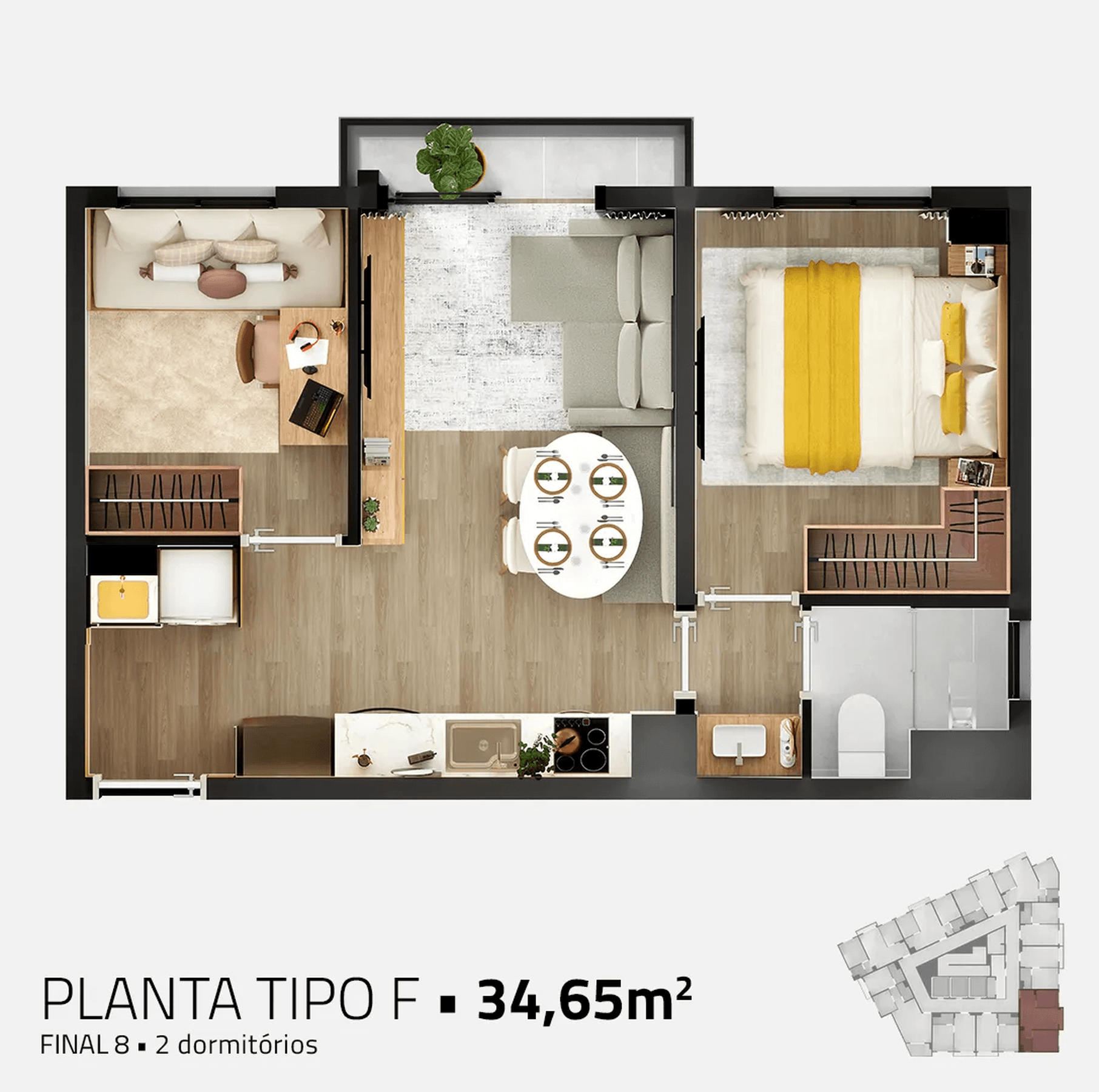 Planta 4 — Moderní Vila Prudente