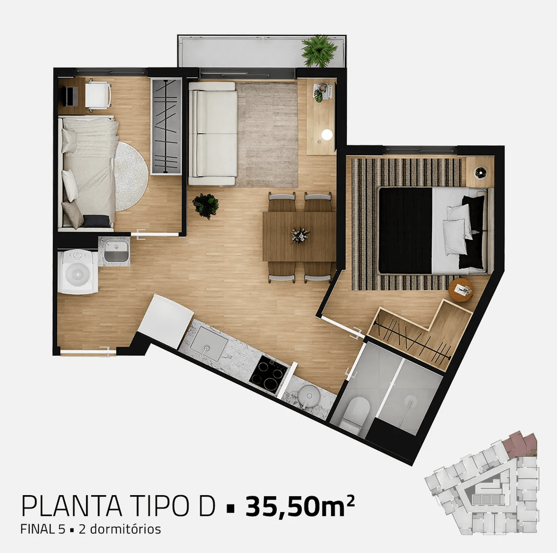 Planta 5 — Moderní Vila Prudente