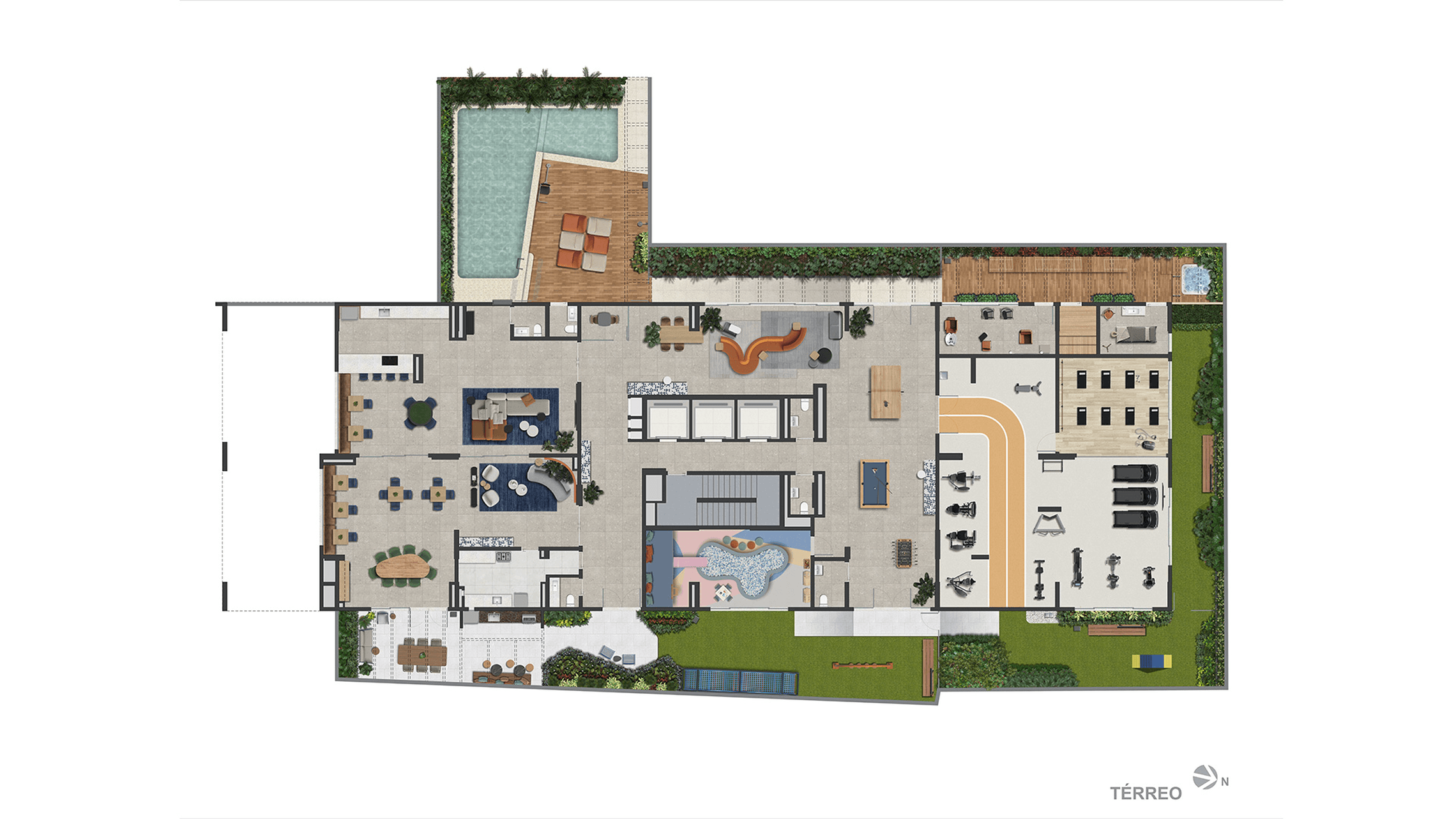 Planta 1 — The Gardens Eleya - Residencial