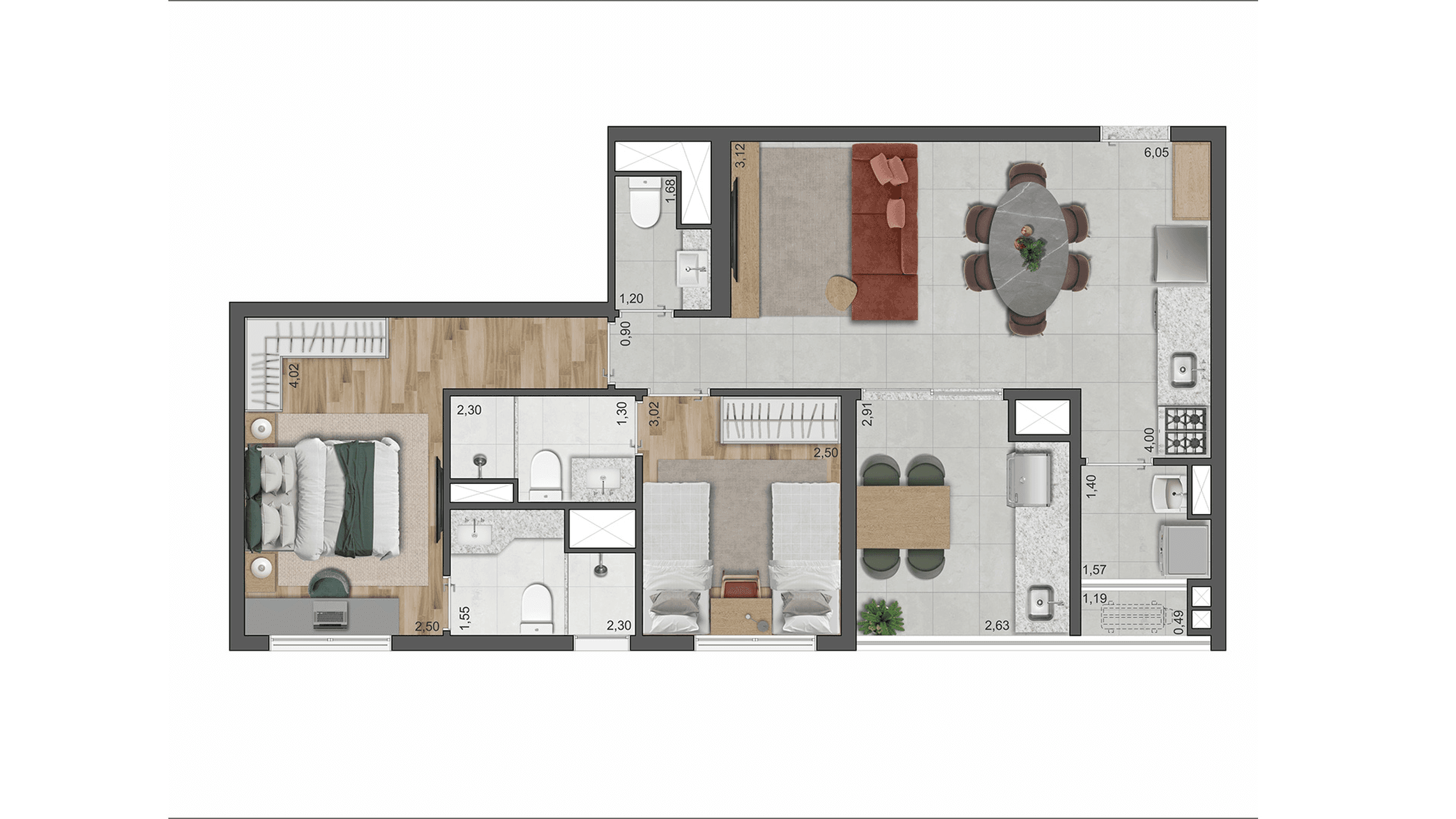 Planta 2 — The Gardens Eleya - Residencial