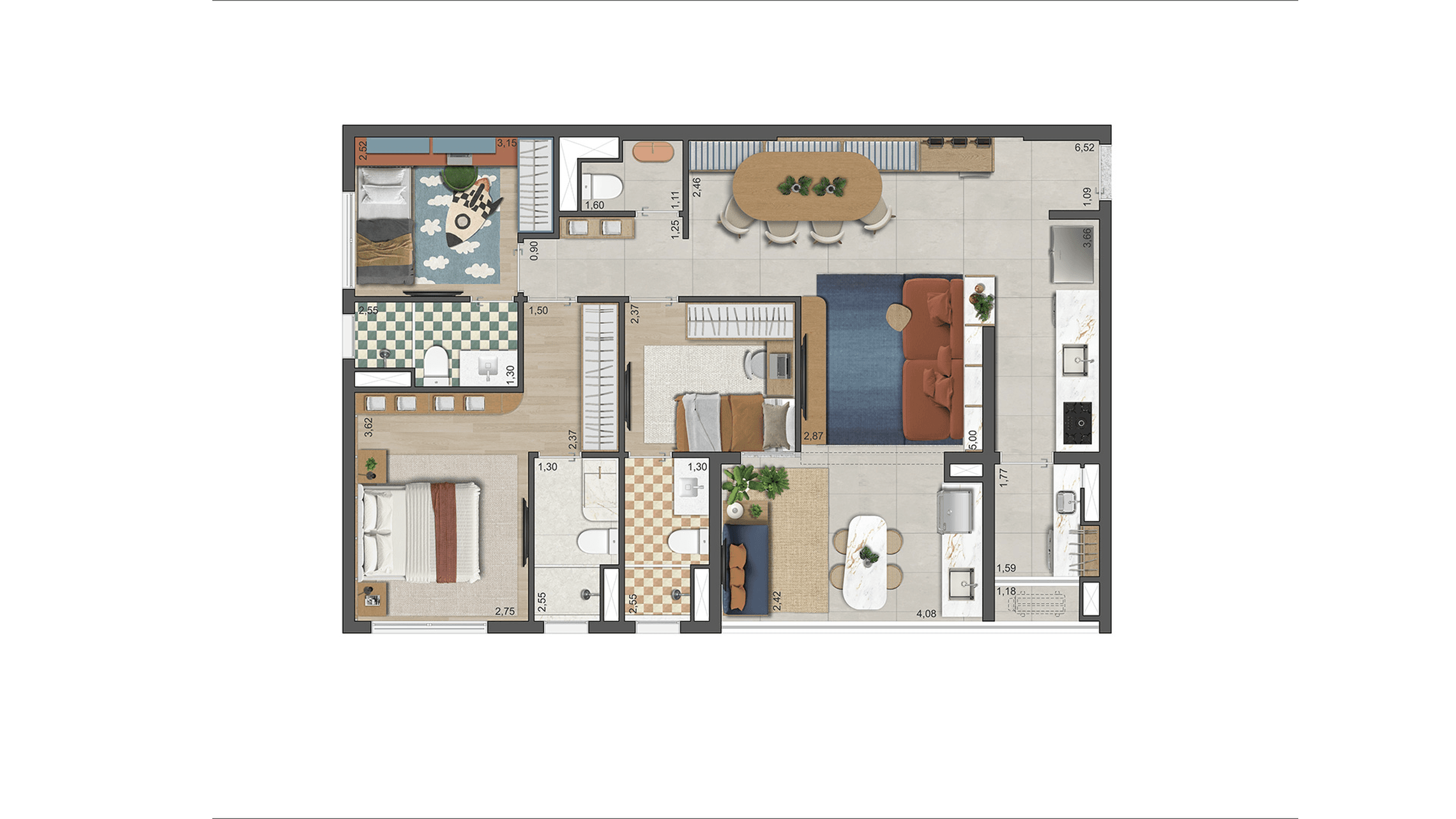 Planta 4 — The Gardens Eleya - Residencial