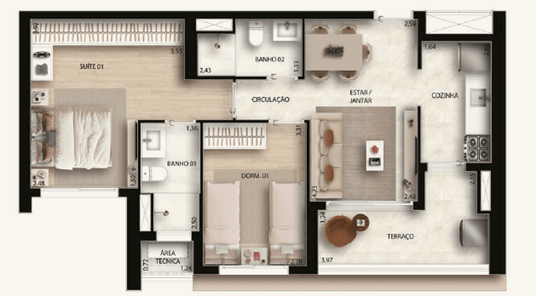 Planta 4 — Garden Design Private Park Residence