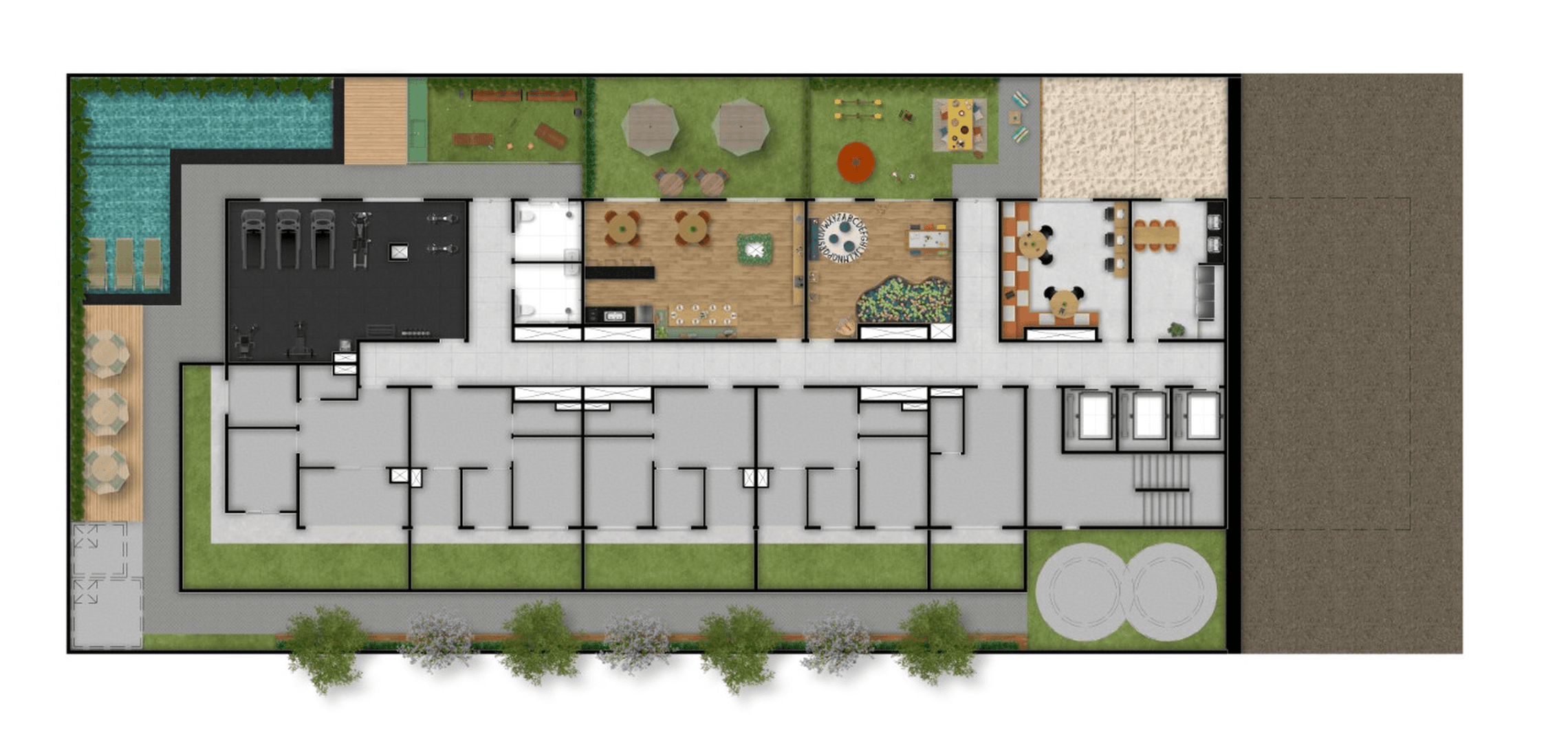 Planta 1 — Maskan Ipiranga - Residencial