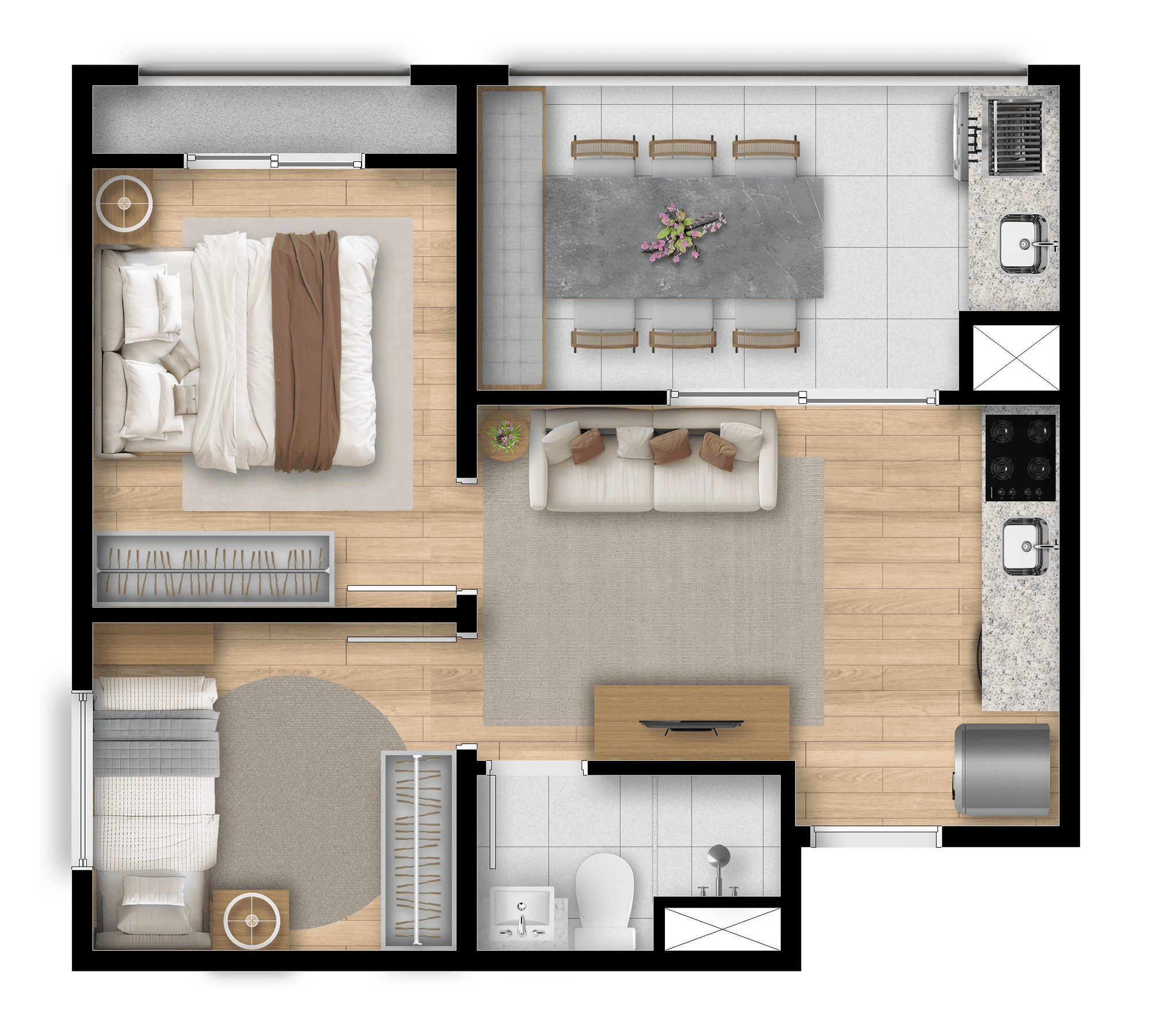 Planta 6 — Maskan Ipiranga - Residencial