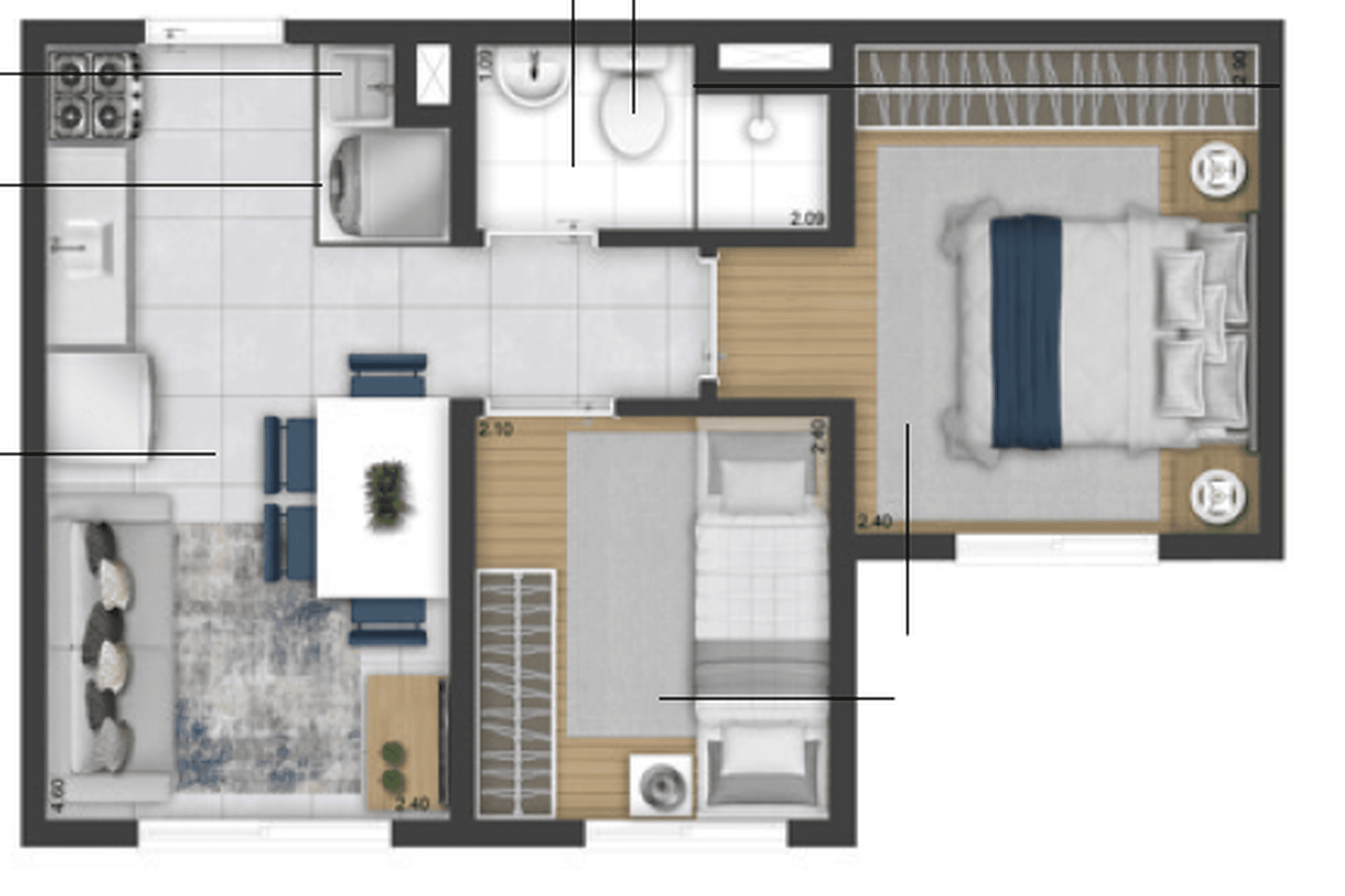 Planta 3 — Plano&Bosque do Carmo Eucalipto