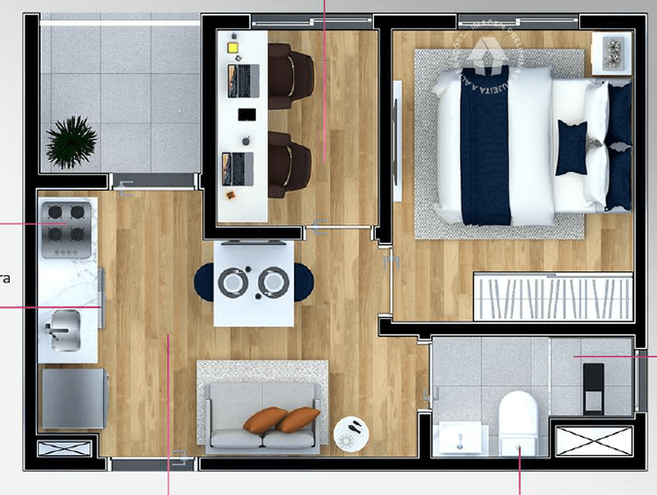 Planta 4 — Metrocasa Oratório