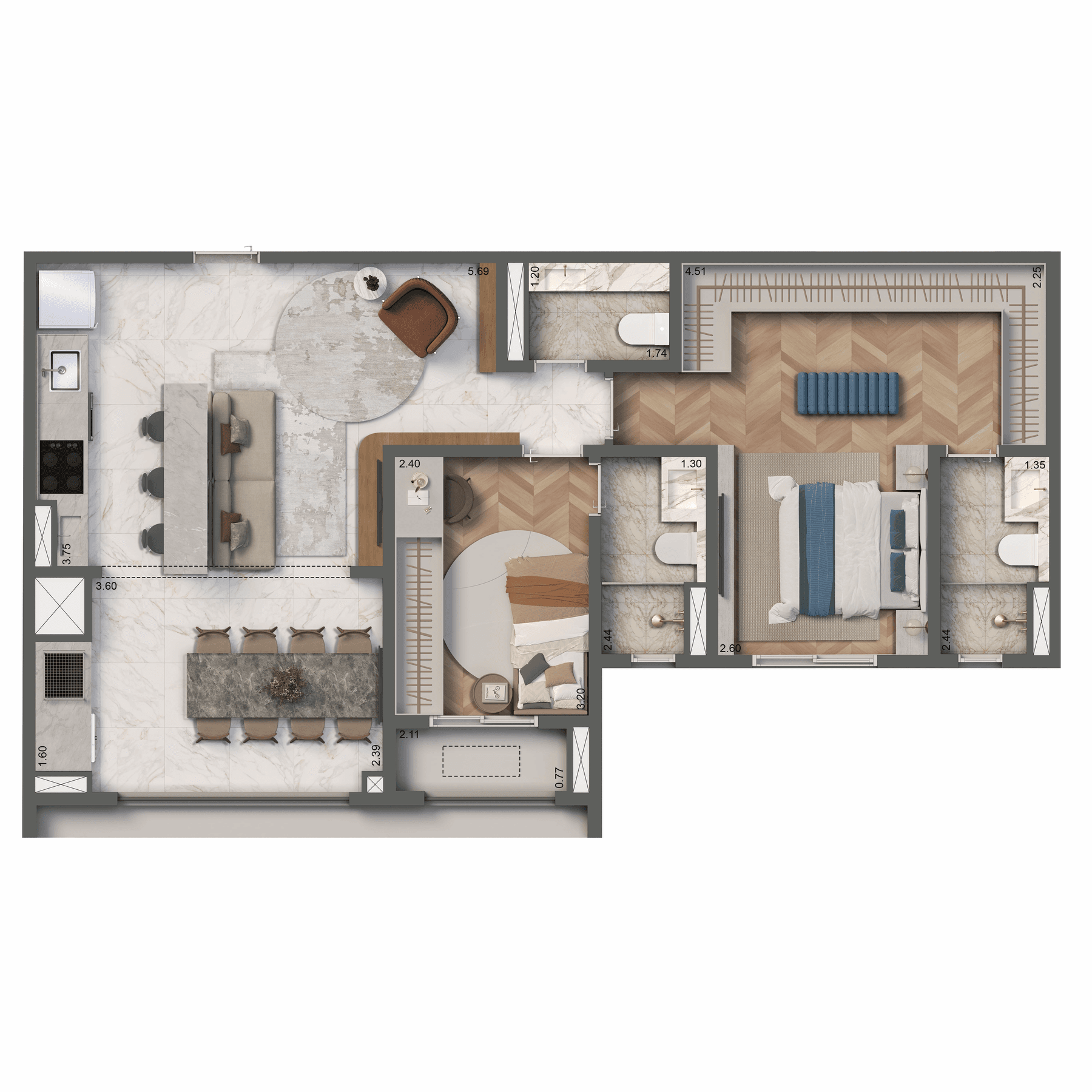 Planta 3 — Mediterranée By Living