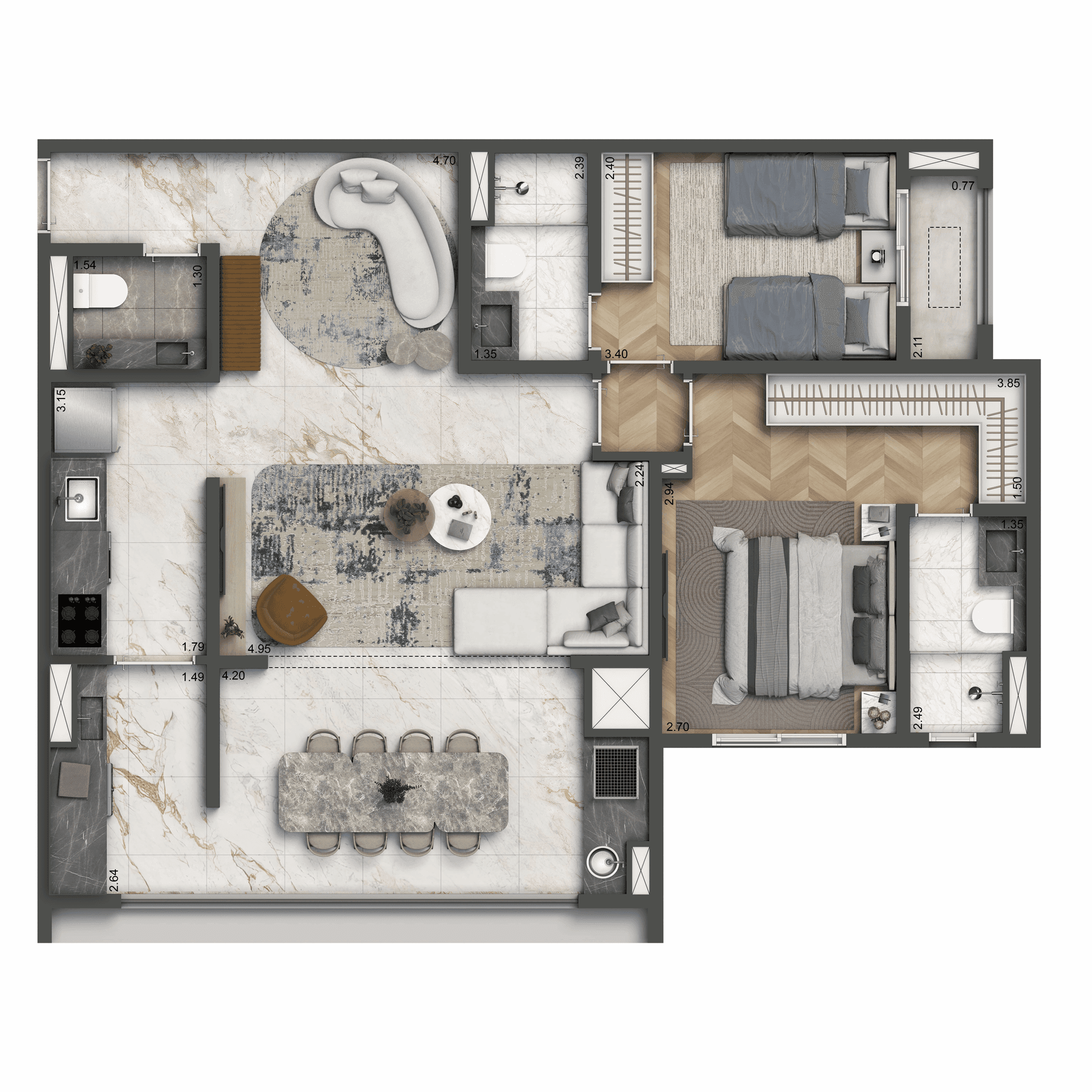 Planta 4 — Mediterranée By Living