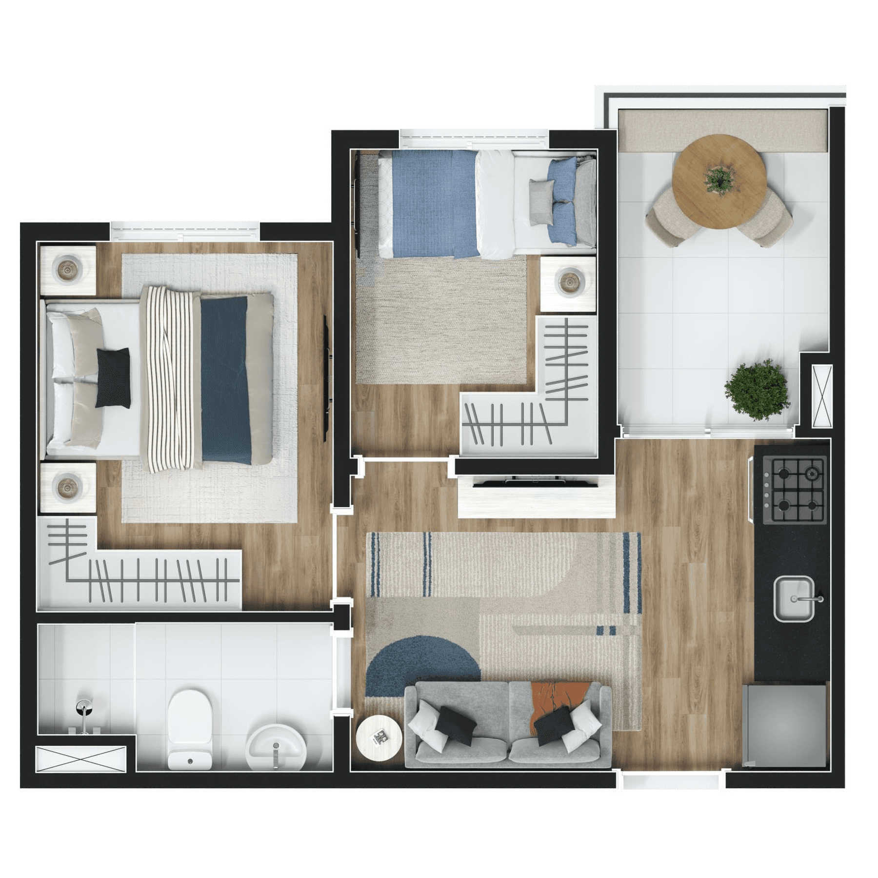 Planta 3 — Vinx Jurubatuba Home Resort - Fase 2
