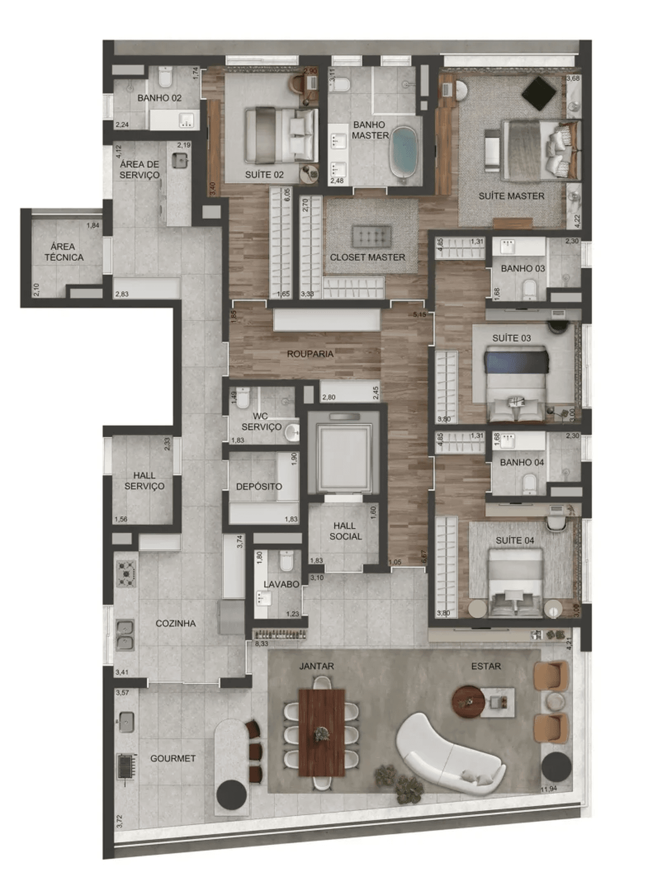 Planta 2 — Lindenberg Vista Alto de Pinheiros