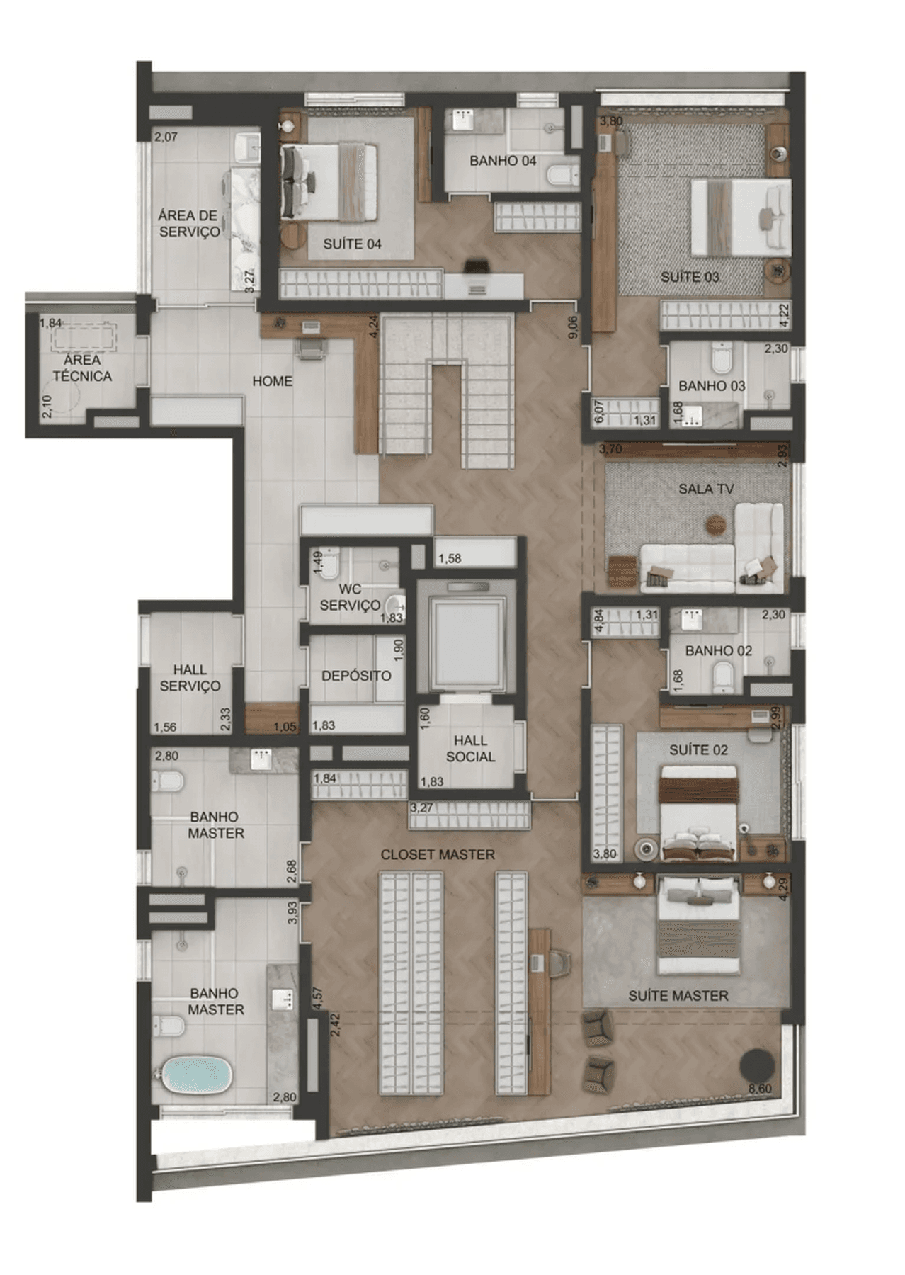 Planta 6 — Lindenberg Vista Alto de Pinheiros