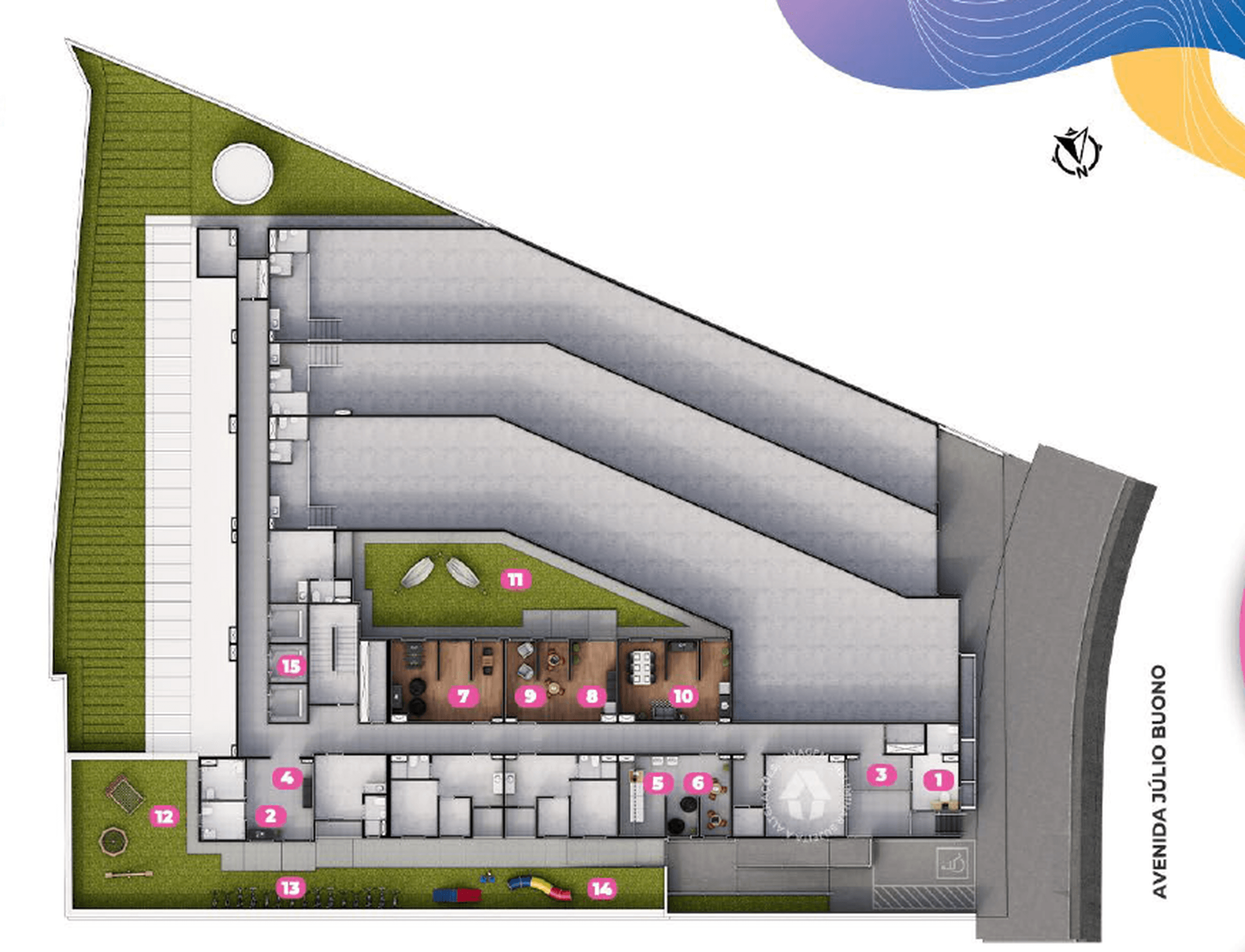Planta 1 — Metrocasa Vila Guilherme