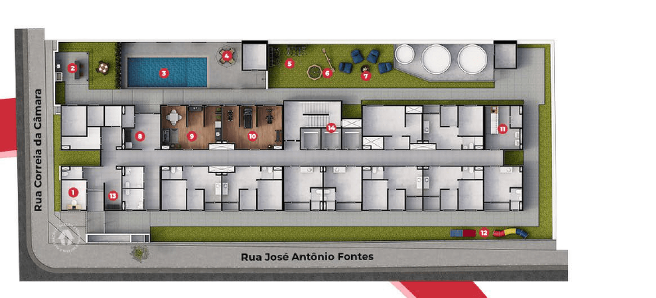 Planta 1 — Metrocasa Estação Vila Tolstói