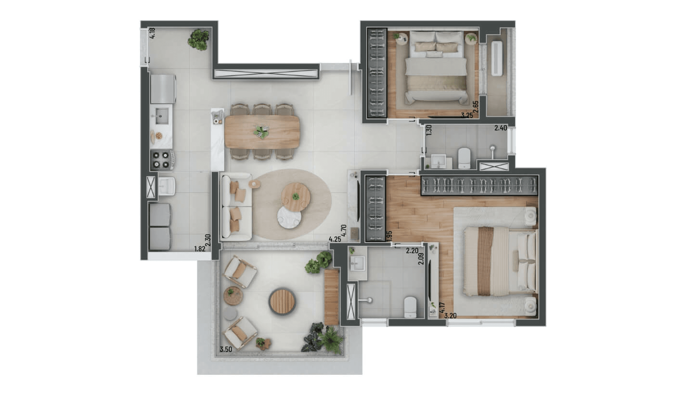 Planta 1 — Naara Higienópolis