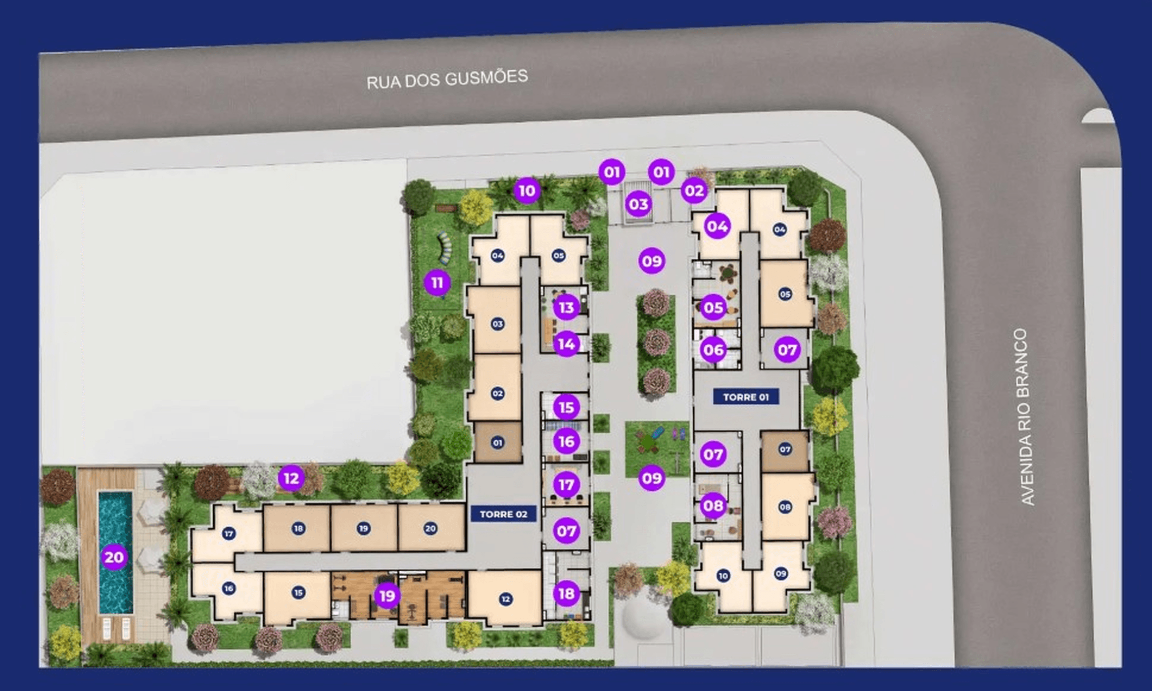 Planta 1 — Longitude Rio Branco
