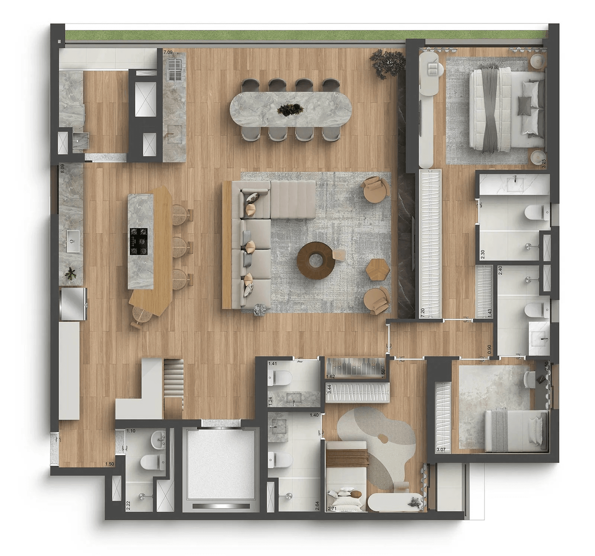 Planta 4 — Quarten Ibirapuera