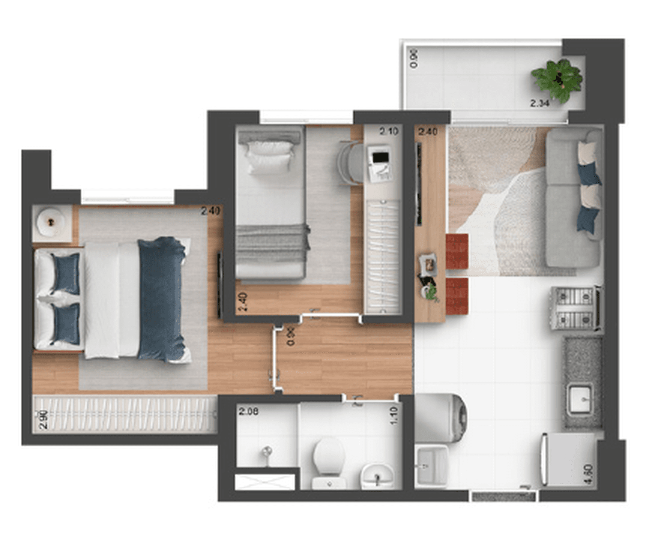 Planta 4 — Elev Butantã