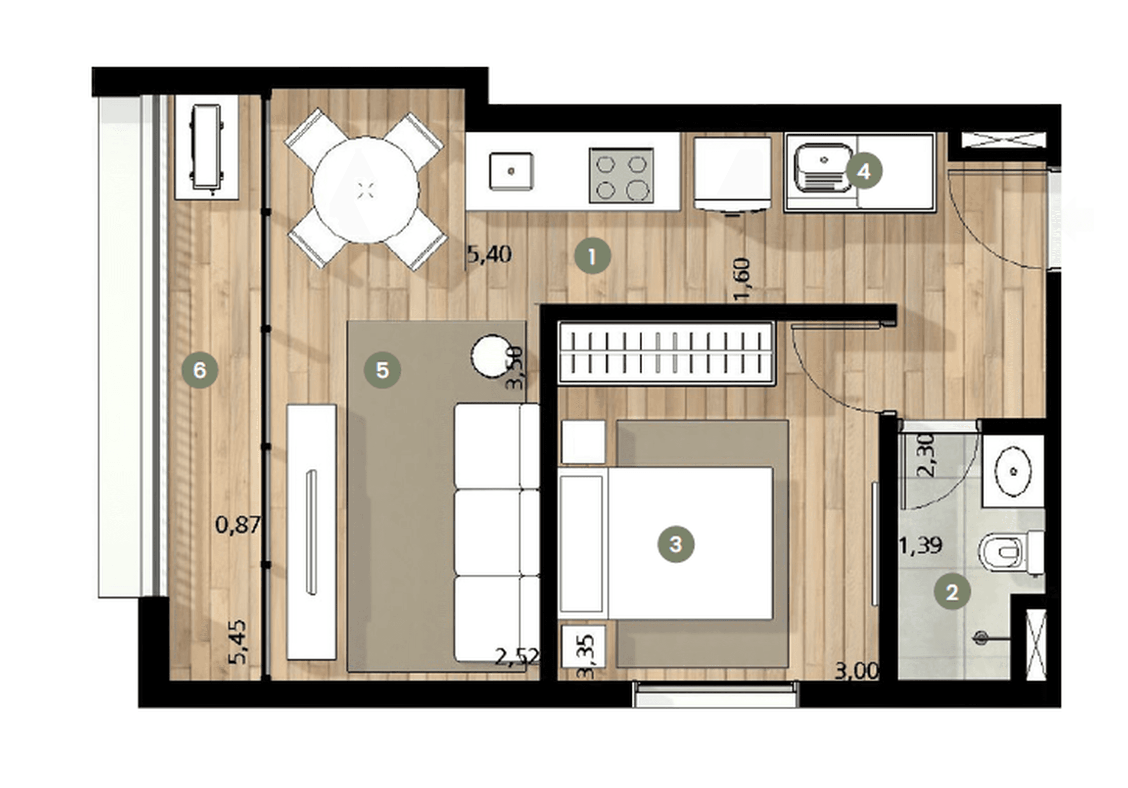Planta 6 — Union Braz Leme - Residencial