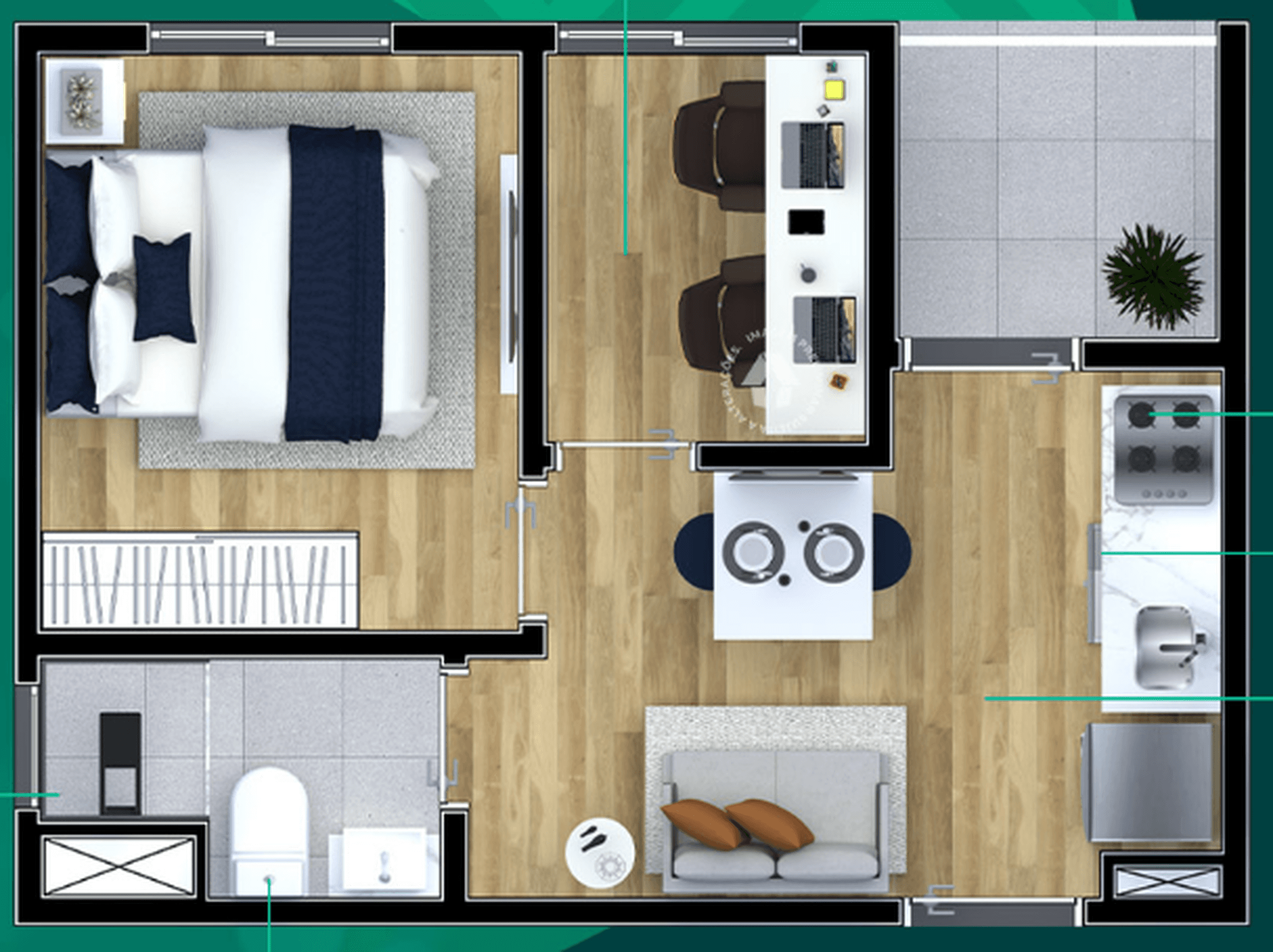 Planta 2 — Metrocasa Parque Nabuco