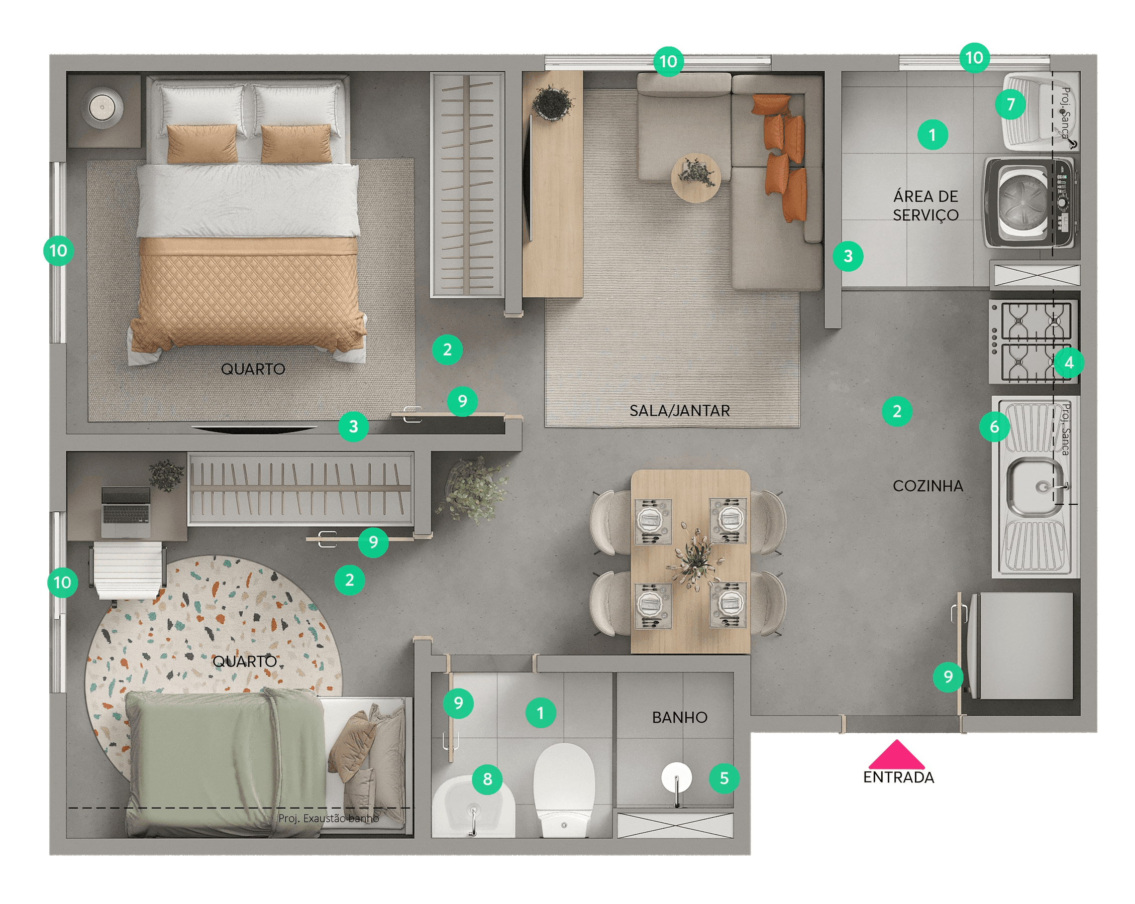 Planta 2 — Vivenza - Fase 1