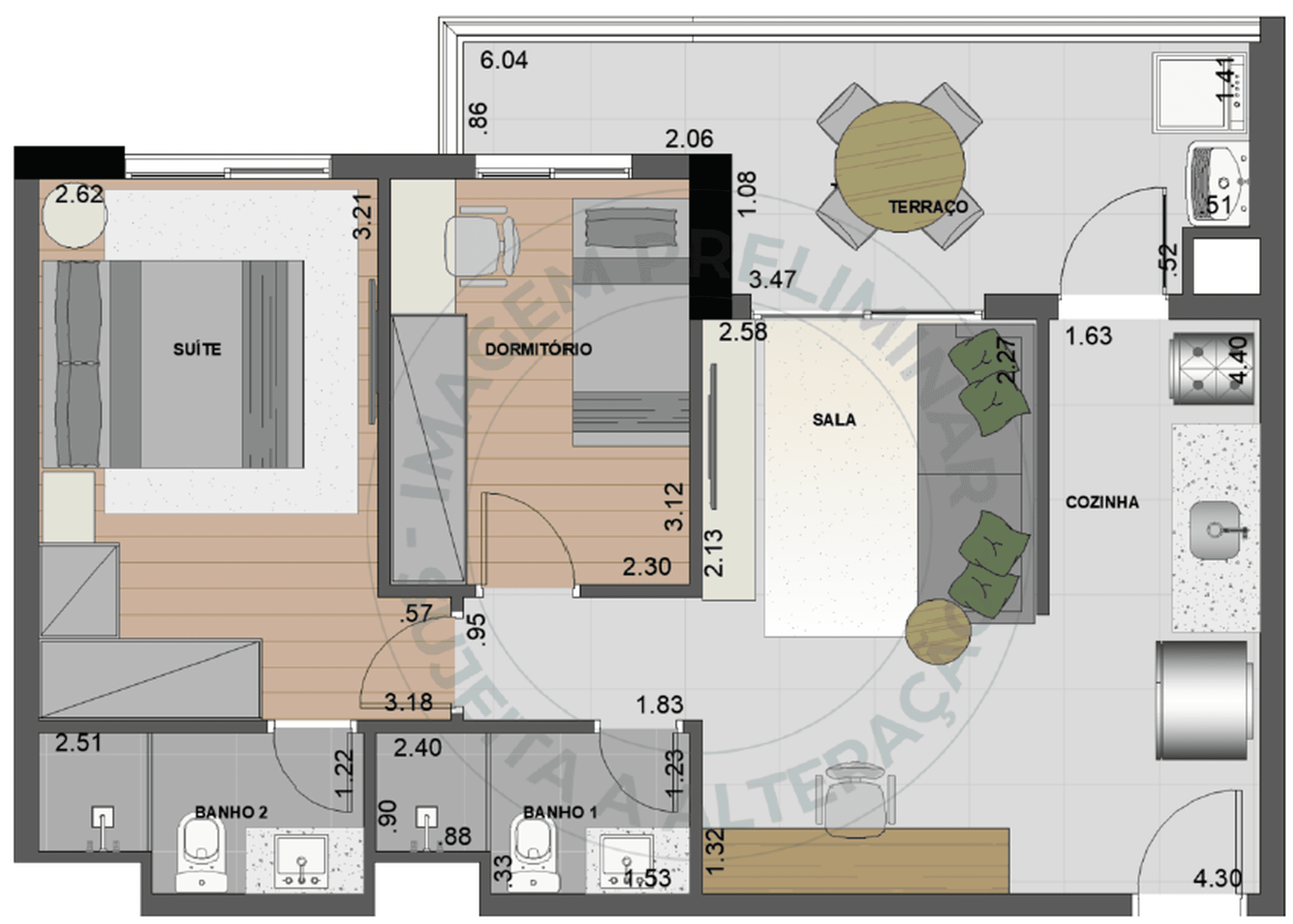 Planta 2 — Vila Ares - Fase 1