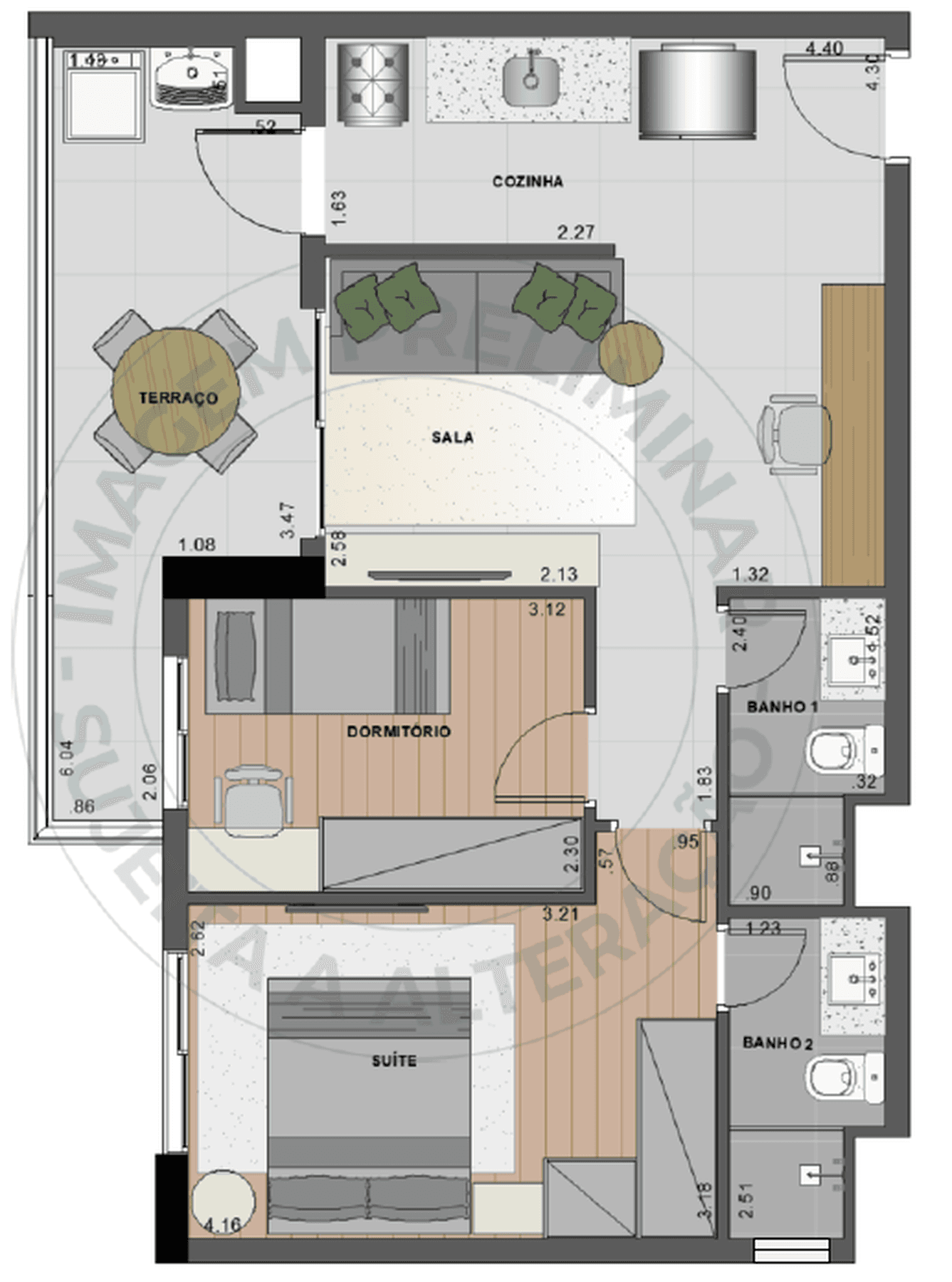 Planta 3 — Vila Ares - Fase 1