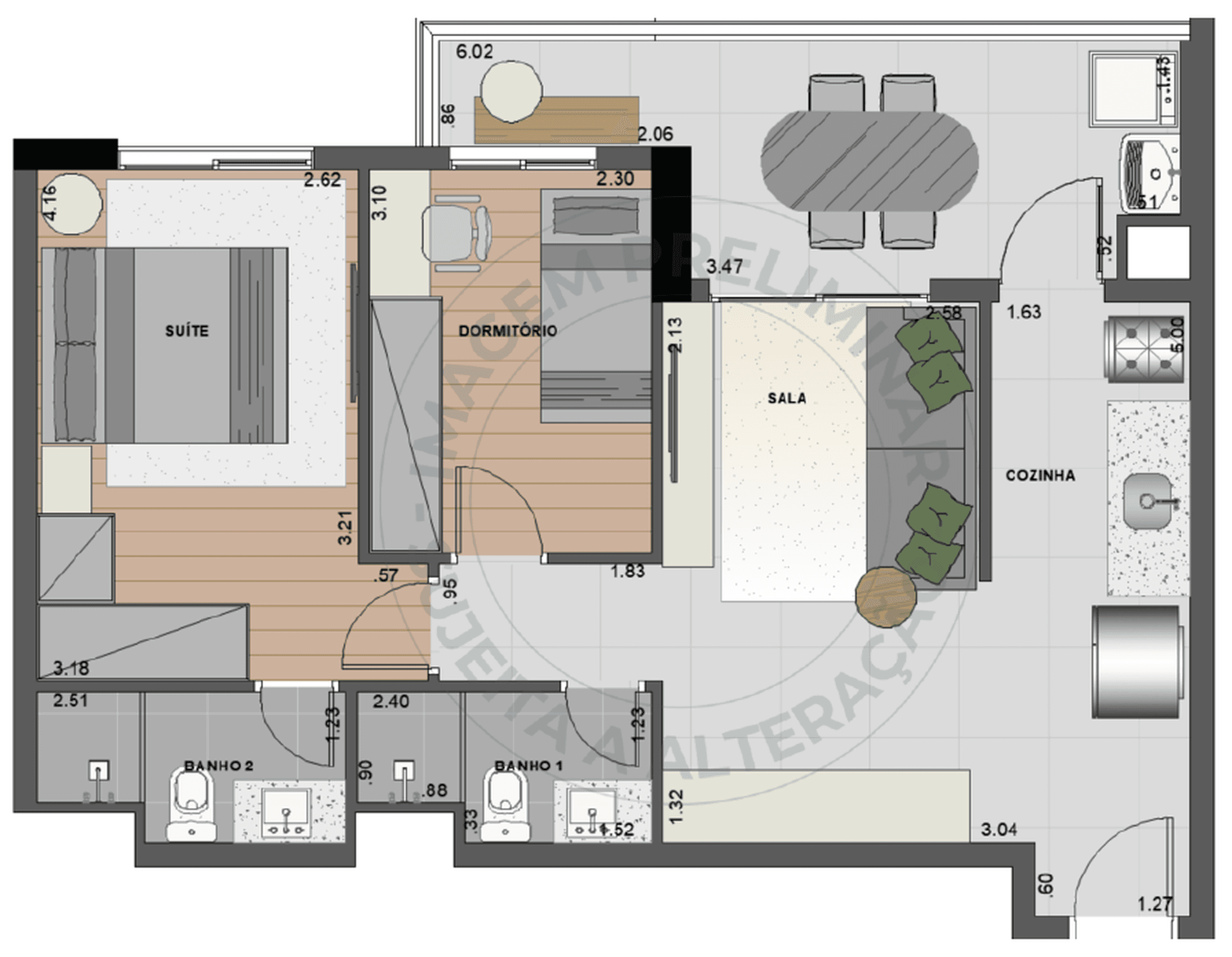 Planta 4 — Vila Ares - Fase 1