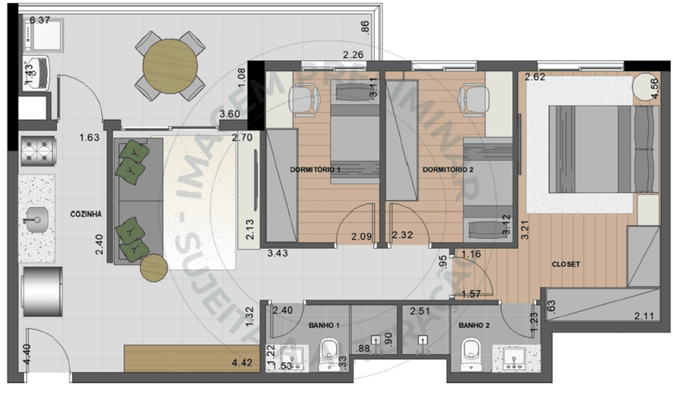 Planta 6 — Vila Ares - Fase 1