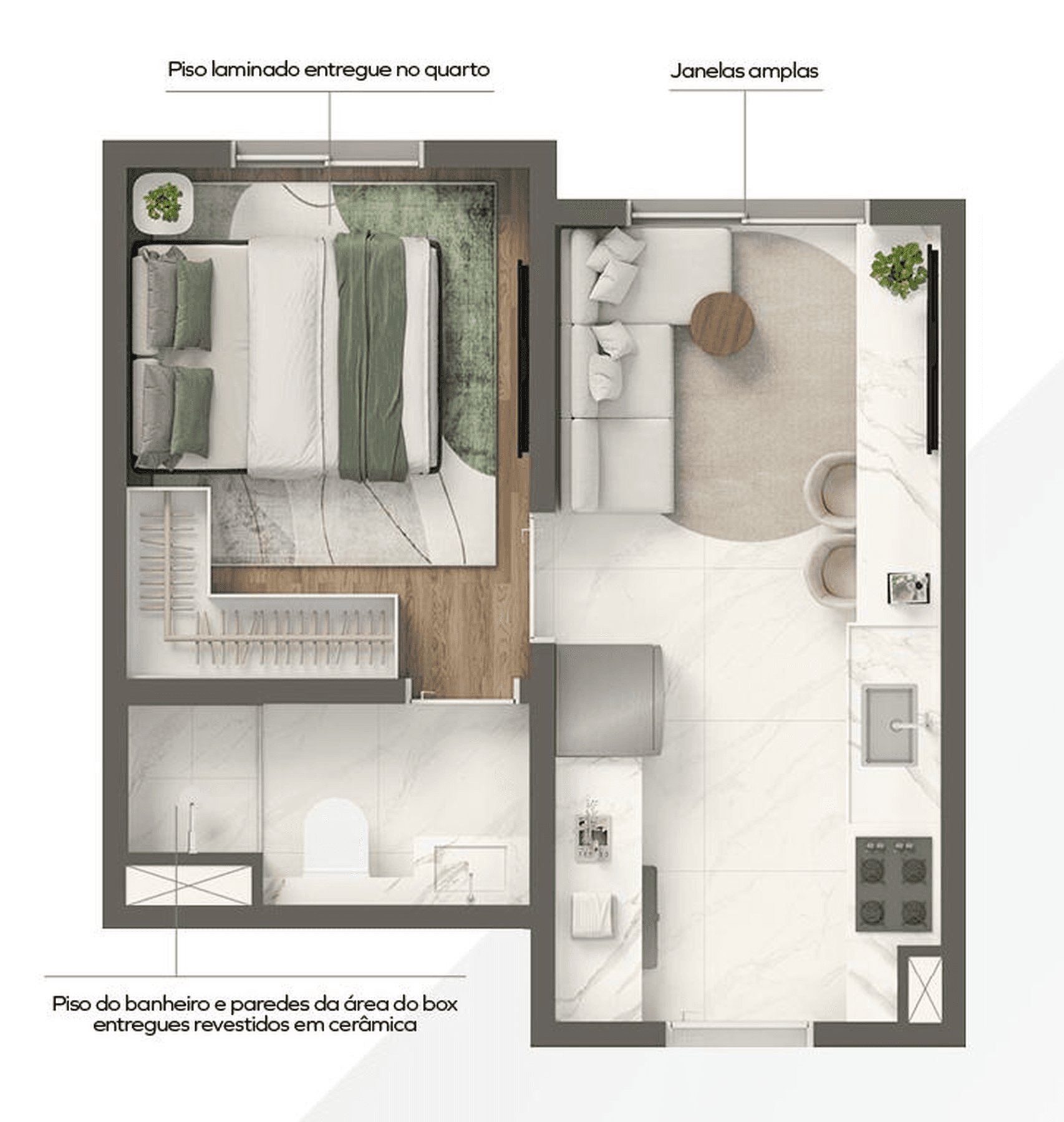 Planta 3 — Grand Vivaz Jardim França Paris