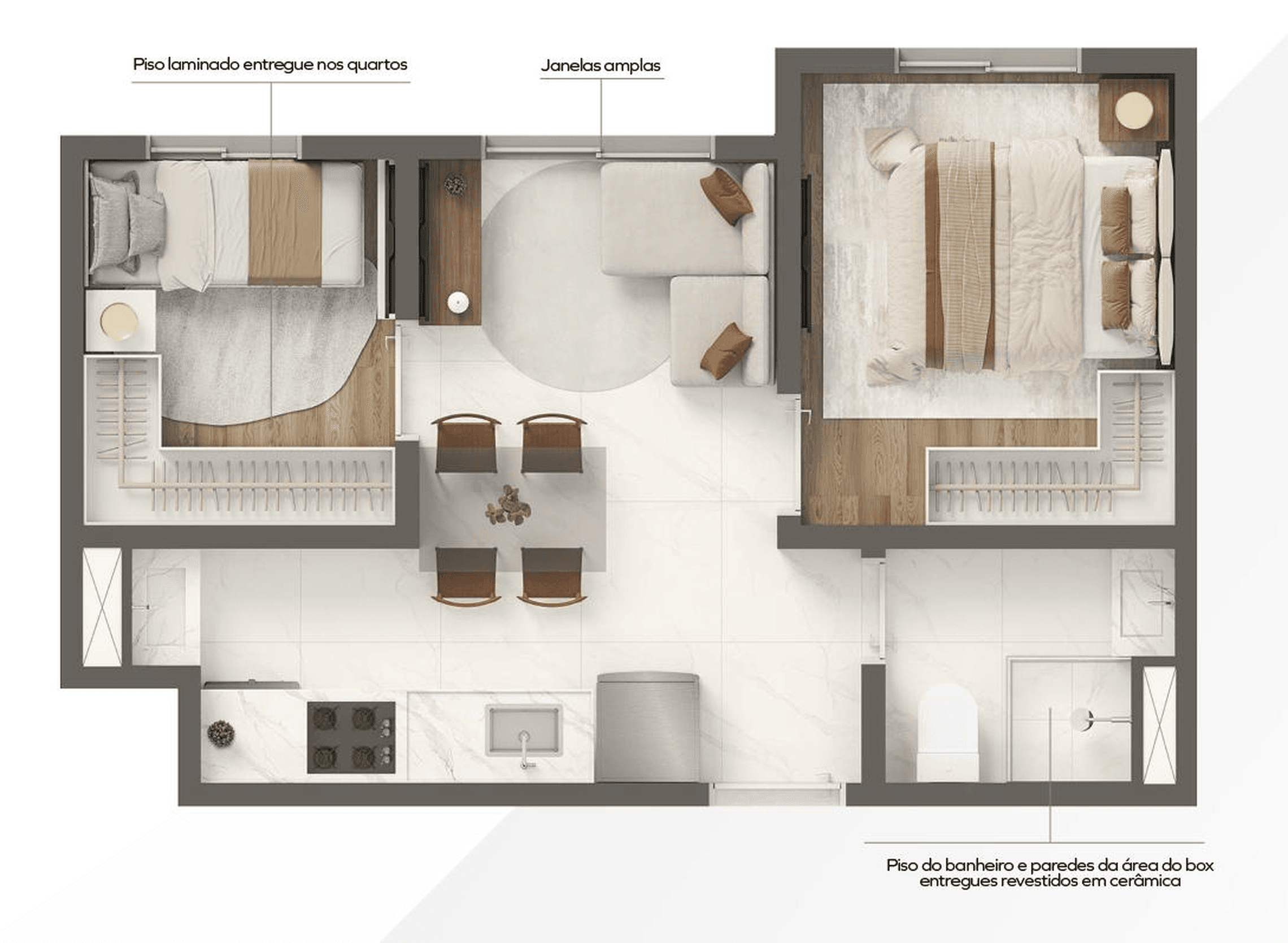 Planta 4 — Grand Vivaz Jardim França Paris
