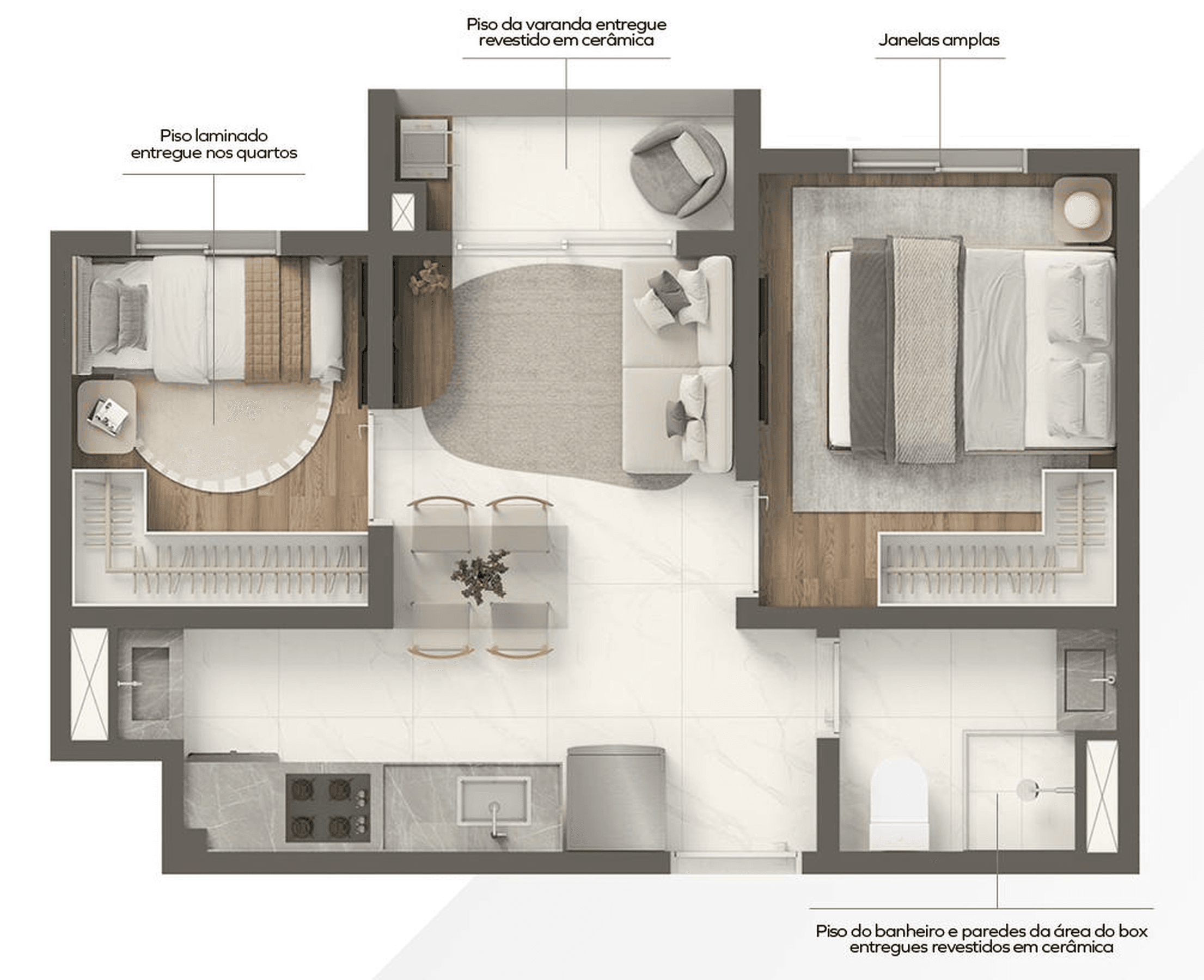 Planta 5 — Grand Vivaz Jardim França Paris