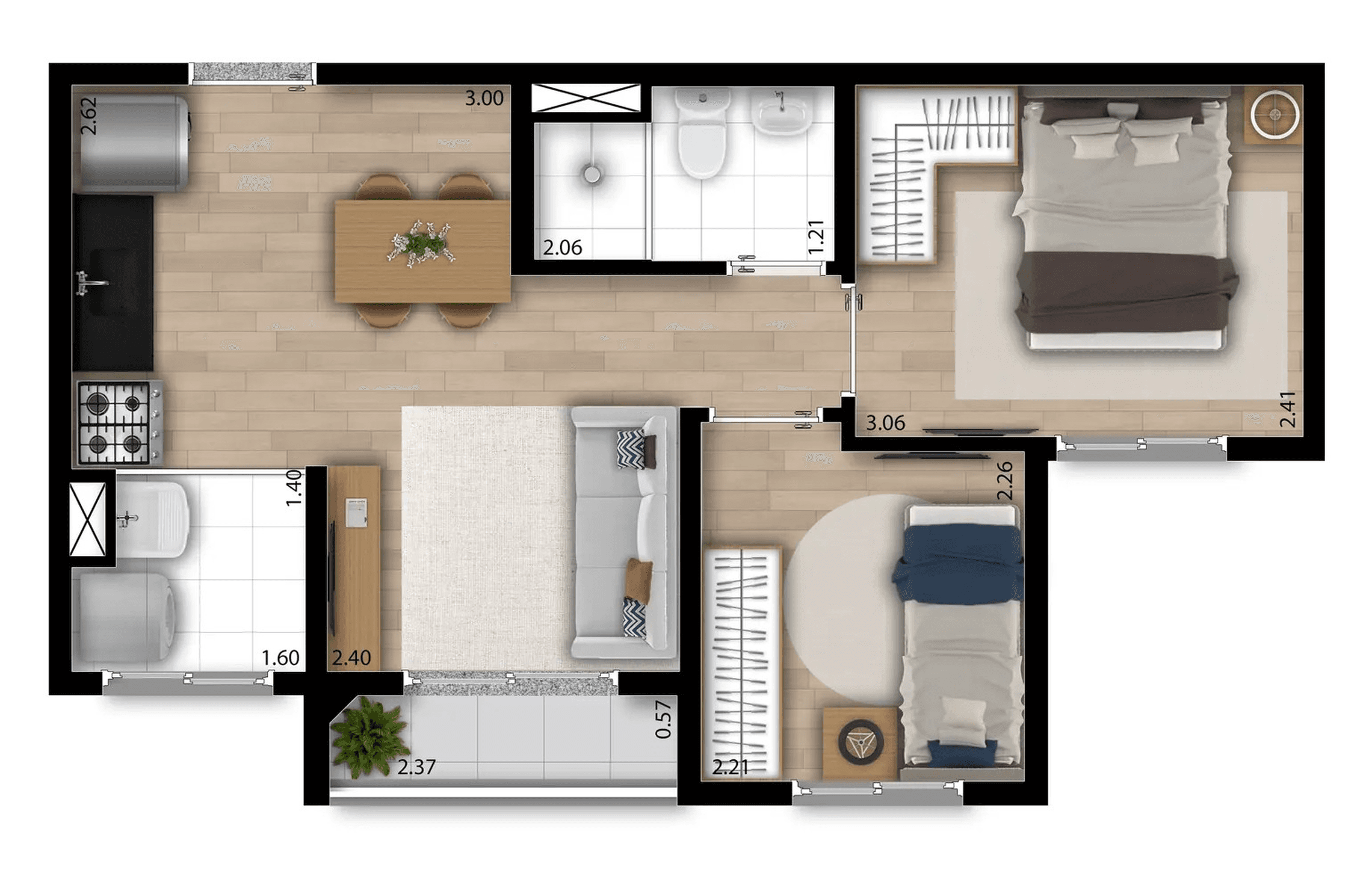 Planta 1 — Free Liberdade