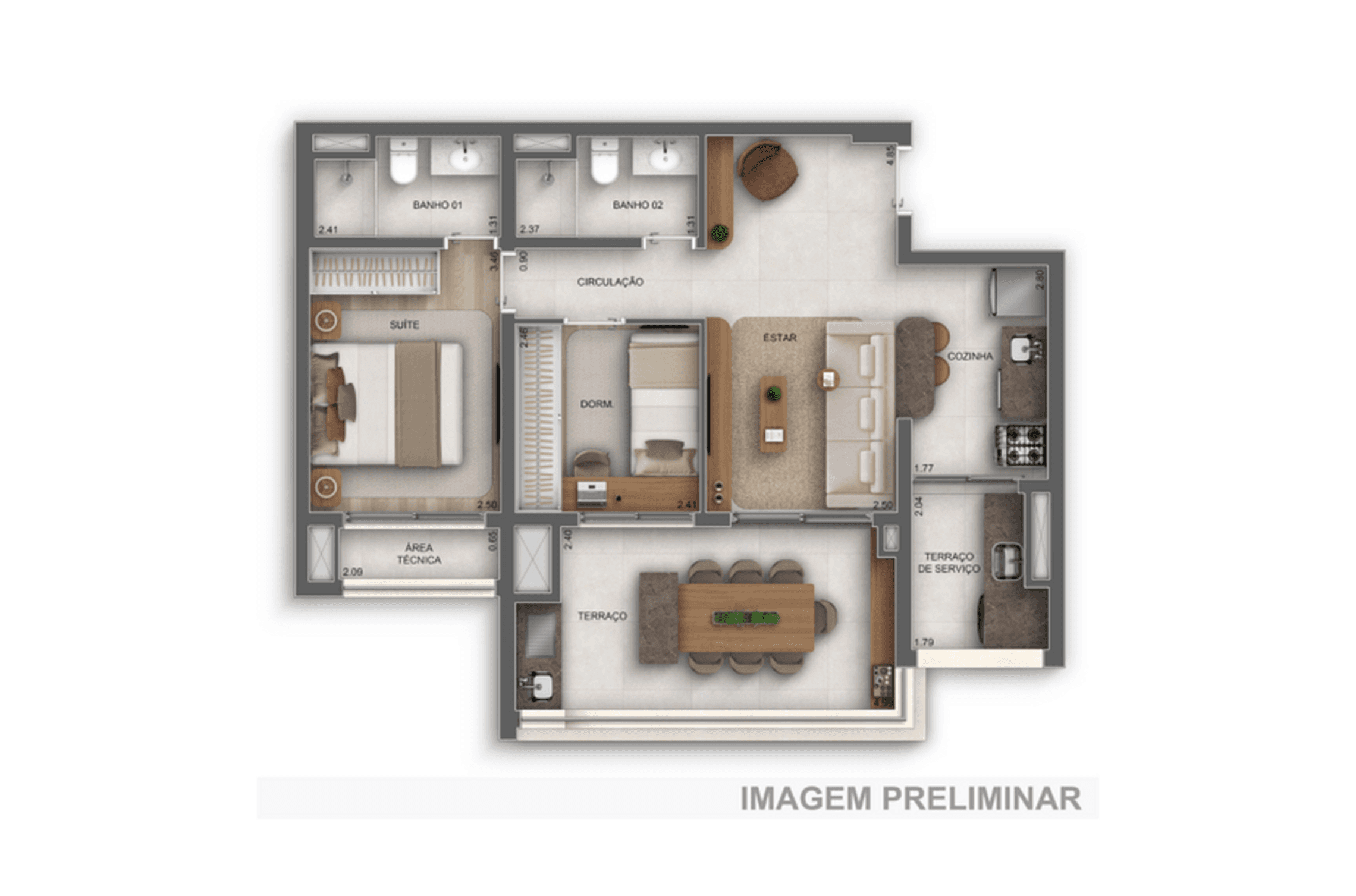 Planta 2 — GranDiálogo Parque da Mooca - Residencial