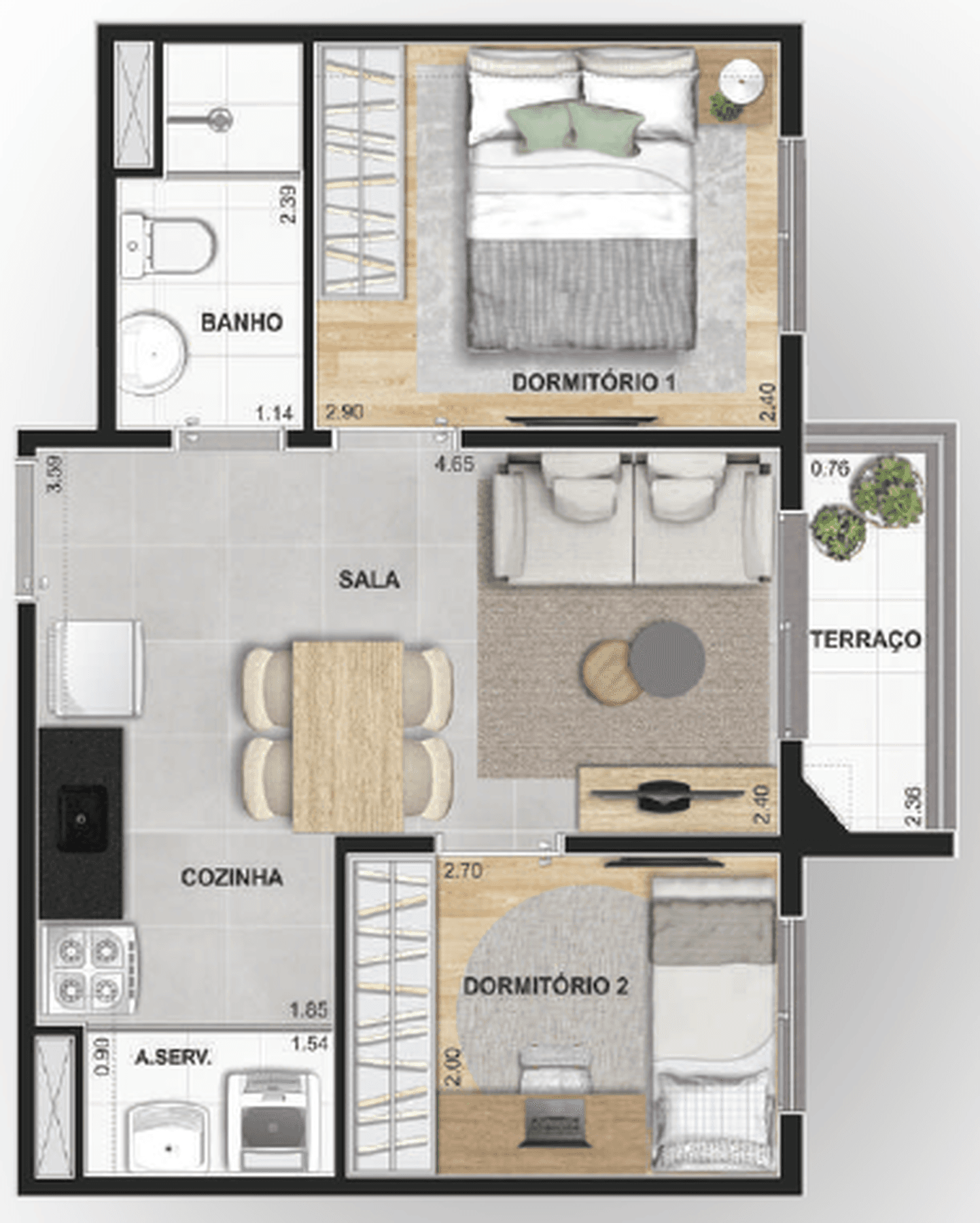 Planta 3 — Supreme Vila Romana