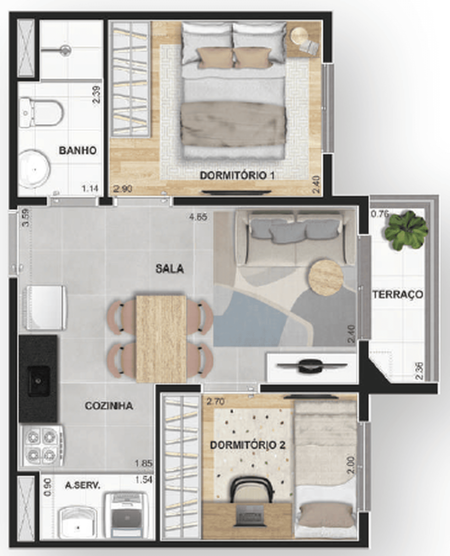 Planta 4 — Supreme Vila Romana
