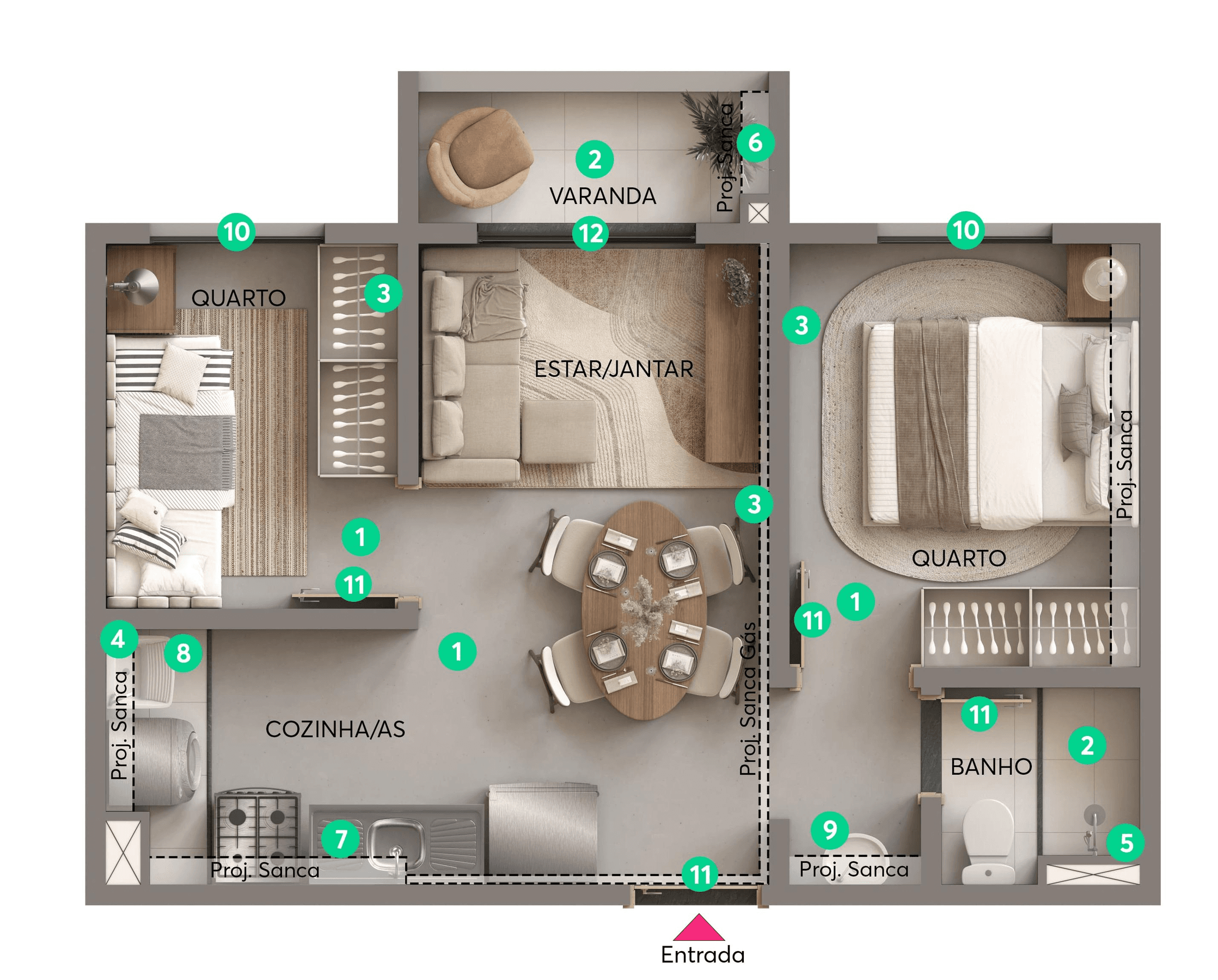 Planta 3 — Spazio Saint Francis