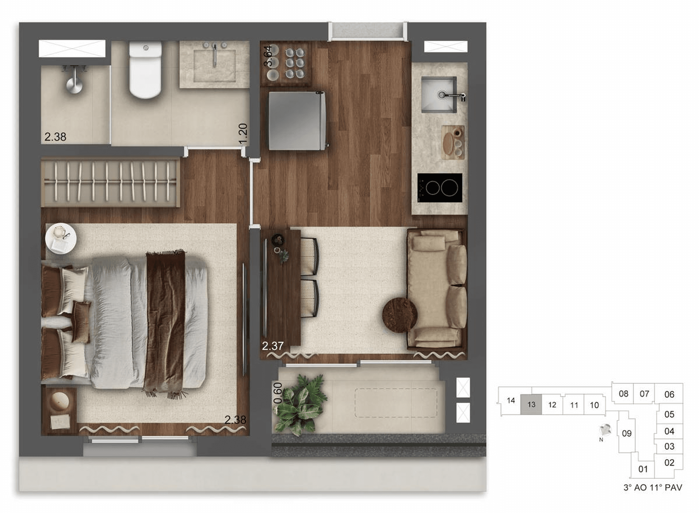 Planta 4 — Lisbô Pinheiros
