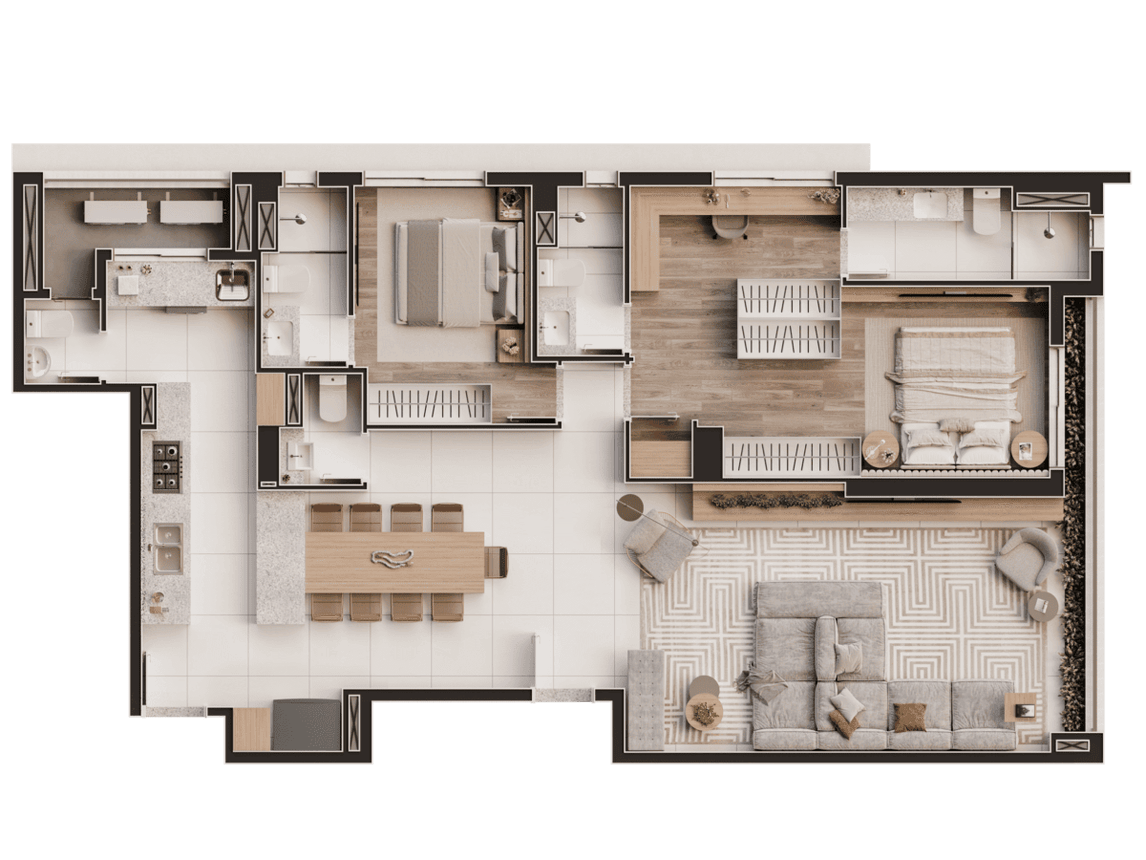 Planta 3 — Aiká